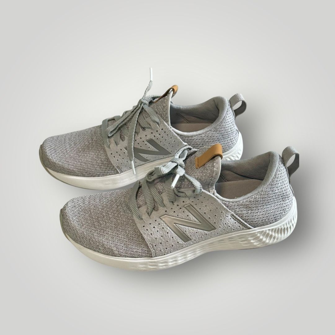 New Balance New Balance Womens Fresh Foam Cruz WCRUZOG Gray Running Shoe Size US 8 / IT 38 - 12 Thumbnail
