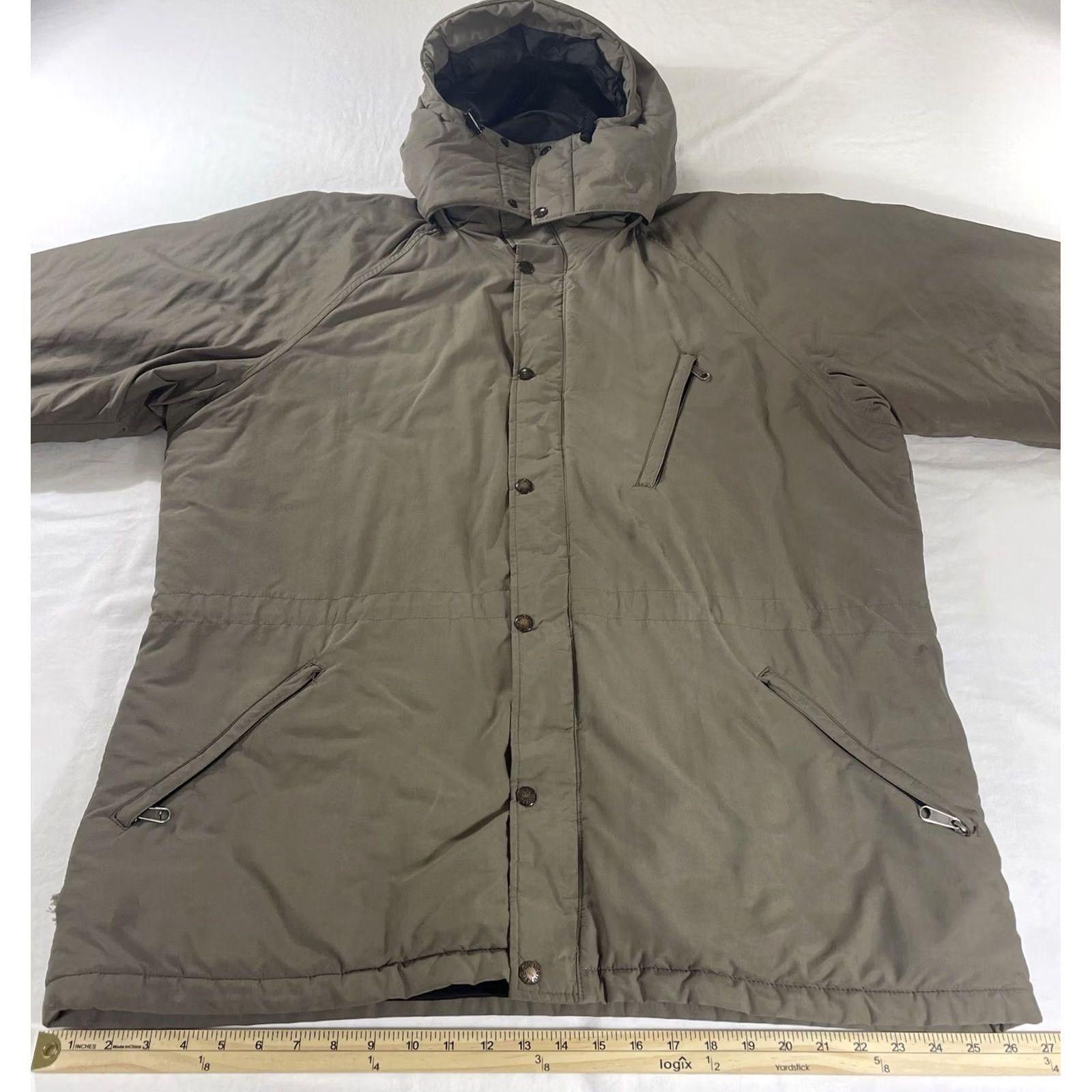 The North Face VINTAGE The North Face XL Hooded Jacket Green Insulated MADE IN USA 90s Parka Size US XL / EU 56 / 4 - 7 Thumbnail