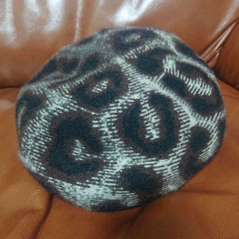 Vivienne Westwood Vivienne Westwood Leopard fur wool beret Size ONE SIZE - 1 Thumbnail