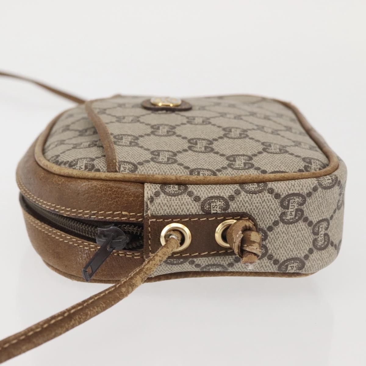 Gucci GUCCI GG Plus Supreme Shoulder Bag Pvc Leather Beige Gold Size ONE SIZE - 5 Thumbnail