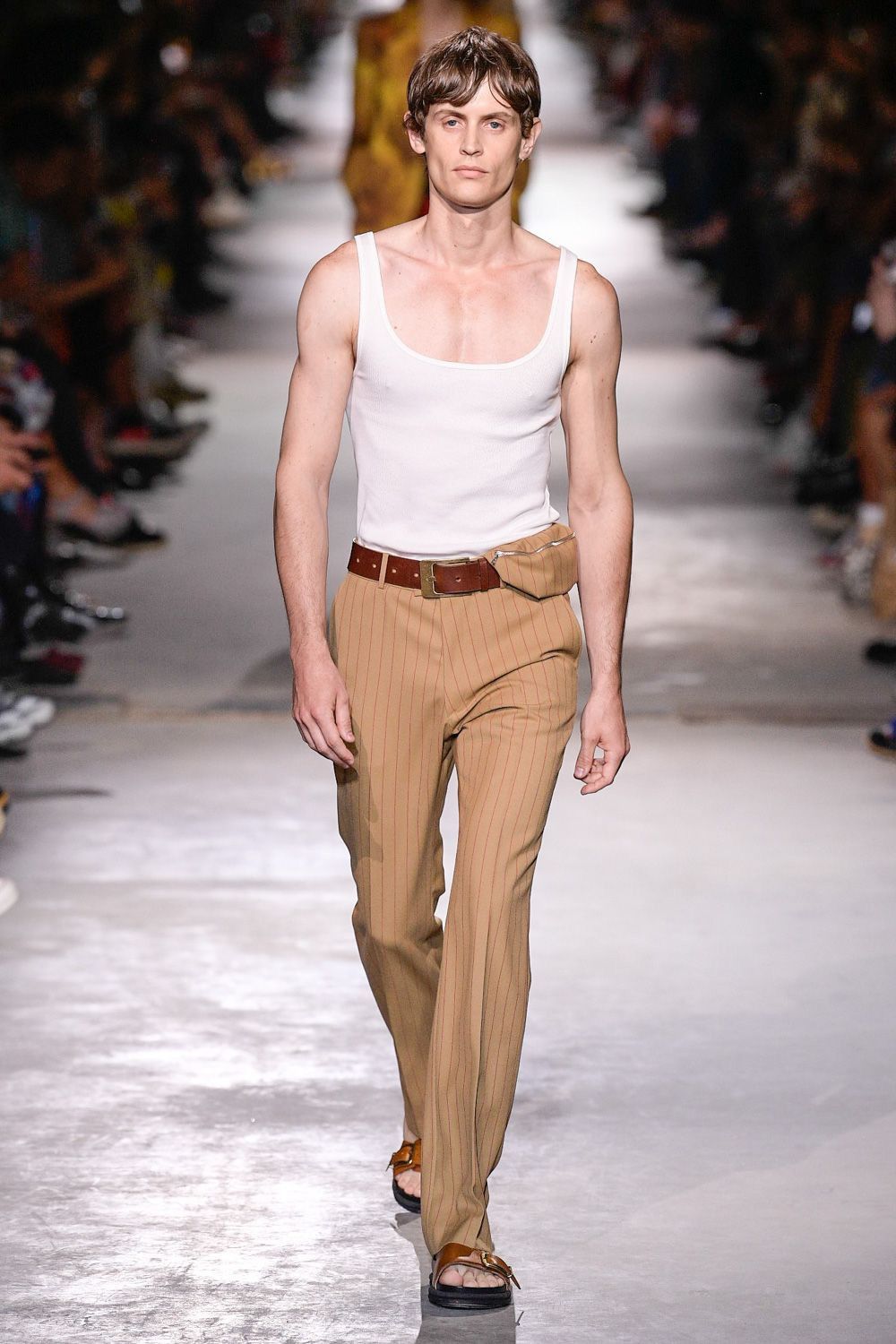 Dries Van Noten Dries Van Noten SS20 pinstripe trouser Size US 32 / EU 48 - 1 Thumbnail