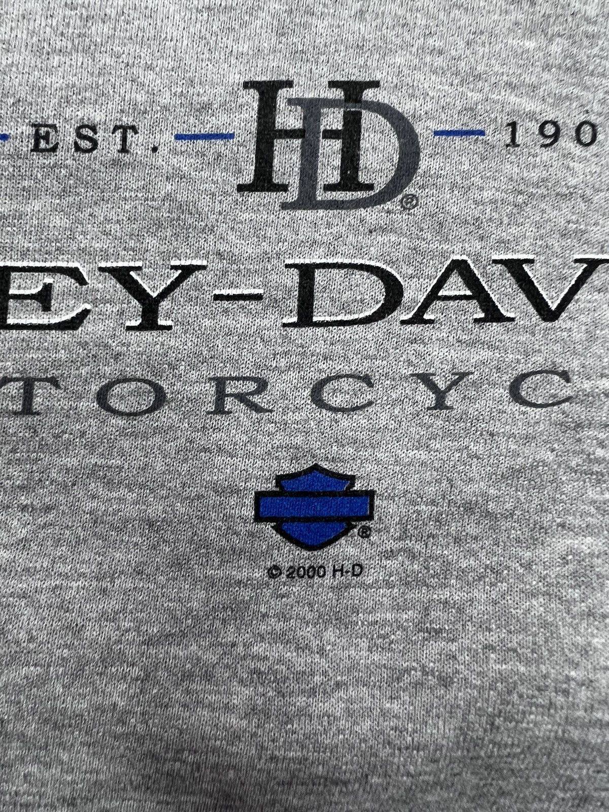 Harley Davidson × Vintage × West Coast Choppers harley davidson y2k lightning bolt skull sweatshirt -xI Size US XL / EU 56 / 4 - 4 Thumbnail