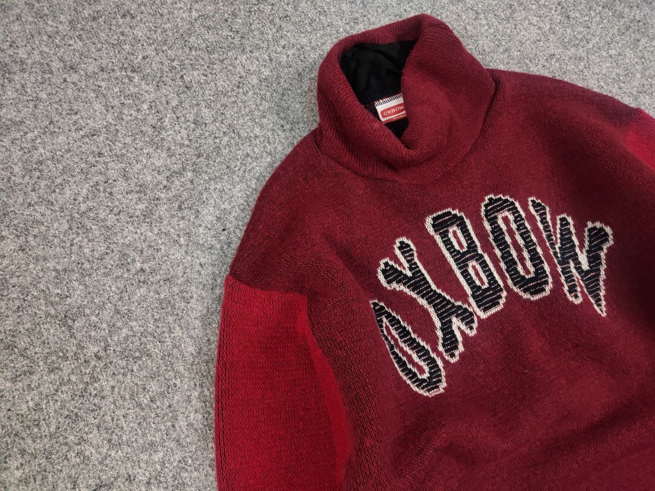 Oxbow OxBow Logo Vintage Oversized Red Knit Jumper Sweater Size US XL / EU 56 / 4 - 7 Thumbnail