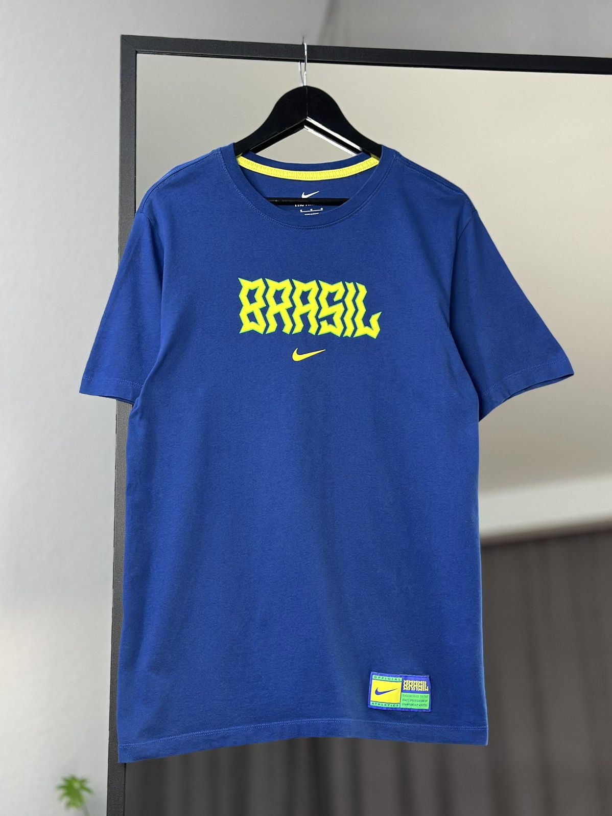 Nike Vintage Nike Brazil Polo t-shirt Blokcore Jersey Soccer Ney Size US M / EU 48-50 / 2 - 1 Thumbnail