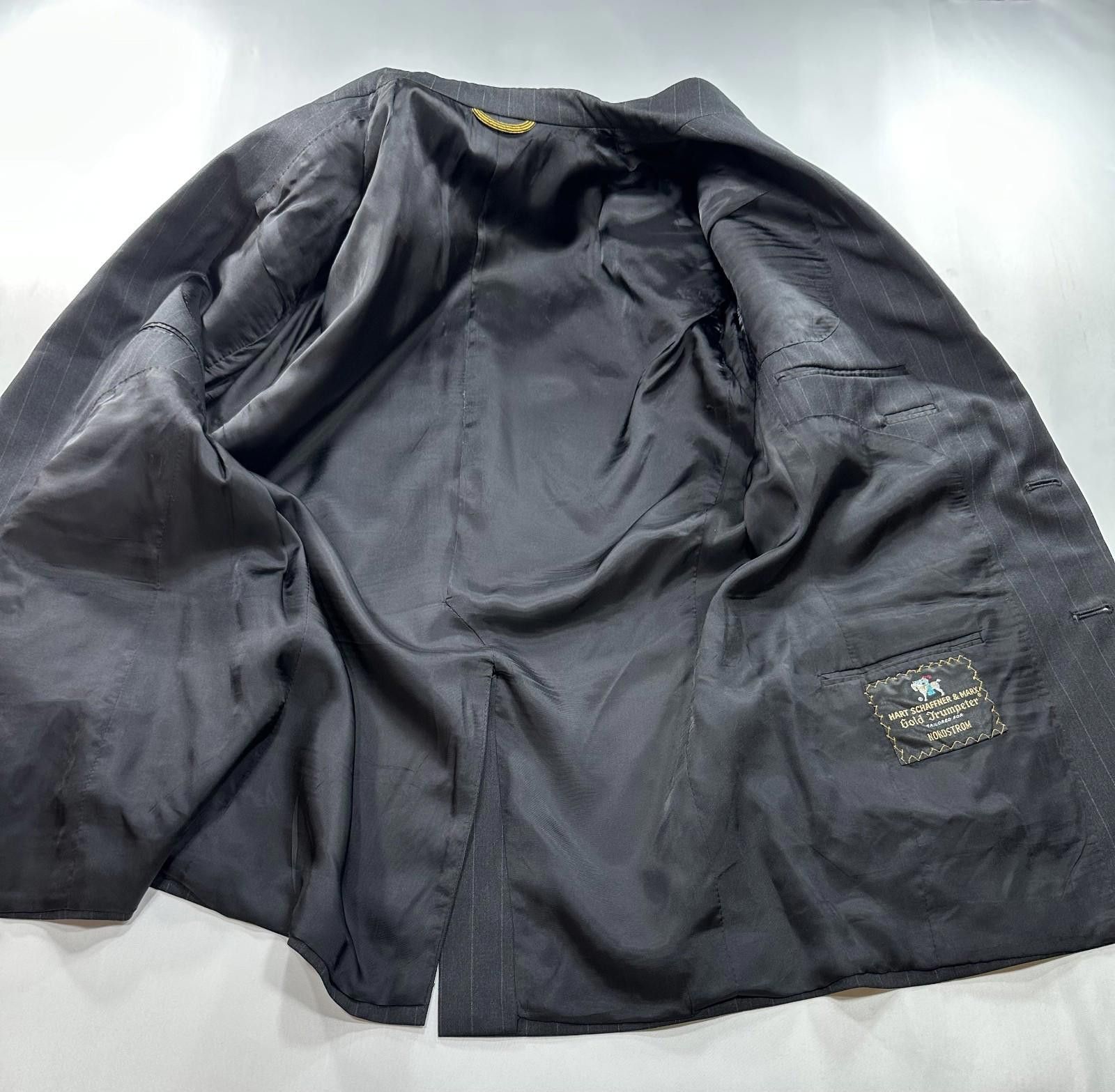 Hart Schaffner Marx Nordstrom Hart Schaffner Marx Wool Suit Jacket Gray 38S Size 38S - 3 Thumbnail