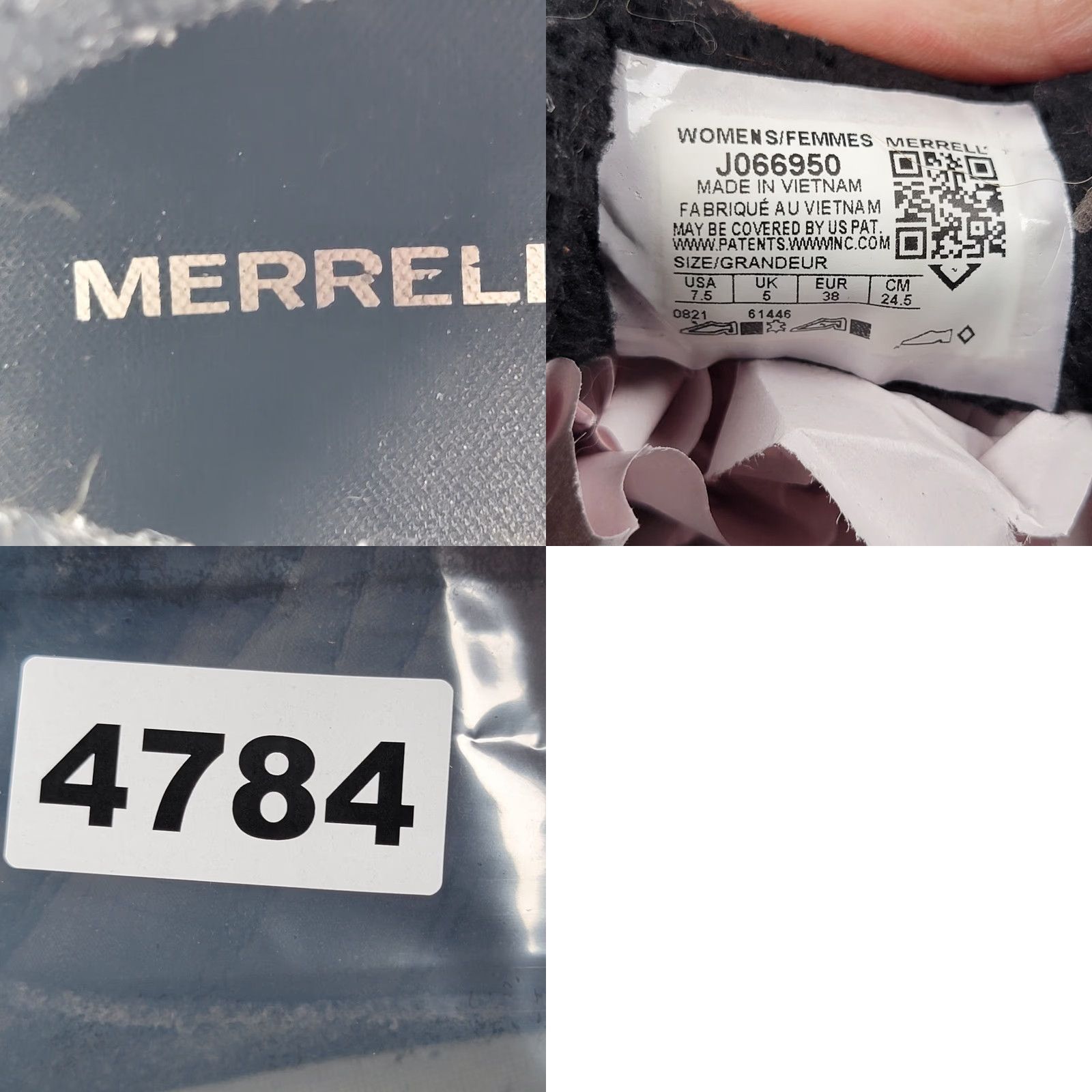 Merrell Merrell Antora Sneaker Moc Women Black 7.5 Slip On Outdoor Activewear Casual Workwear Shoes Size US 8 / IT 38 - 9 Thumbnail