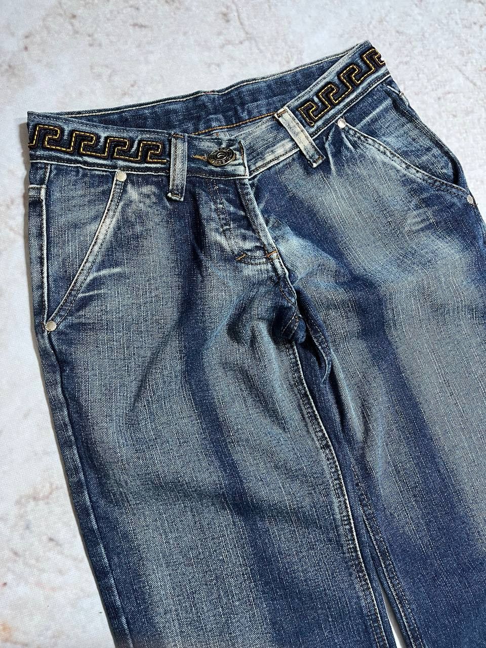 Diesel × Vintage Diesel Flared Jeans archive Baggy washed vintage y2k denim Size 27" / US 4 / IT 40 - 3 Thumbnail