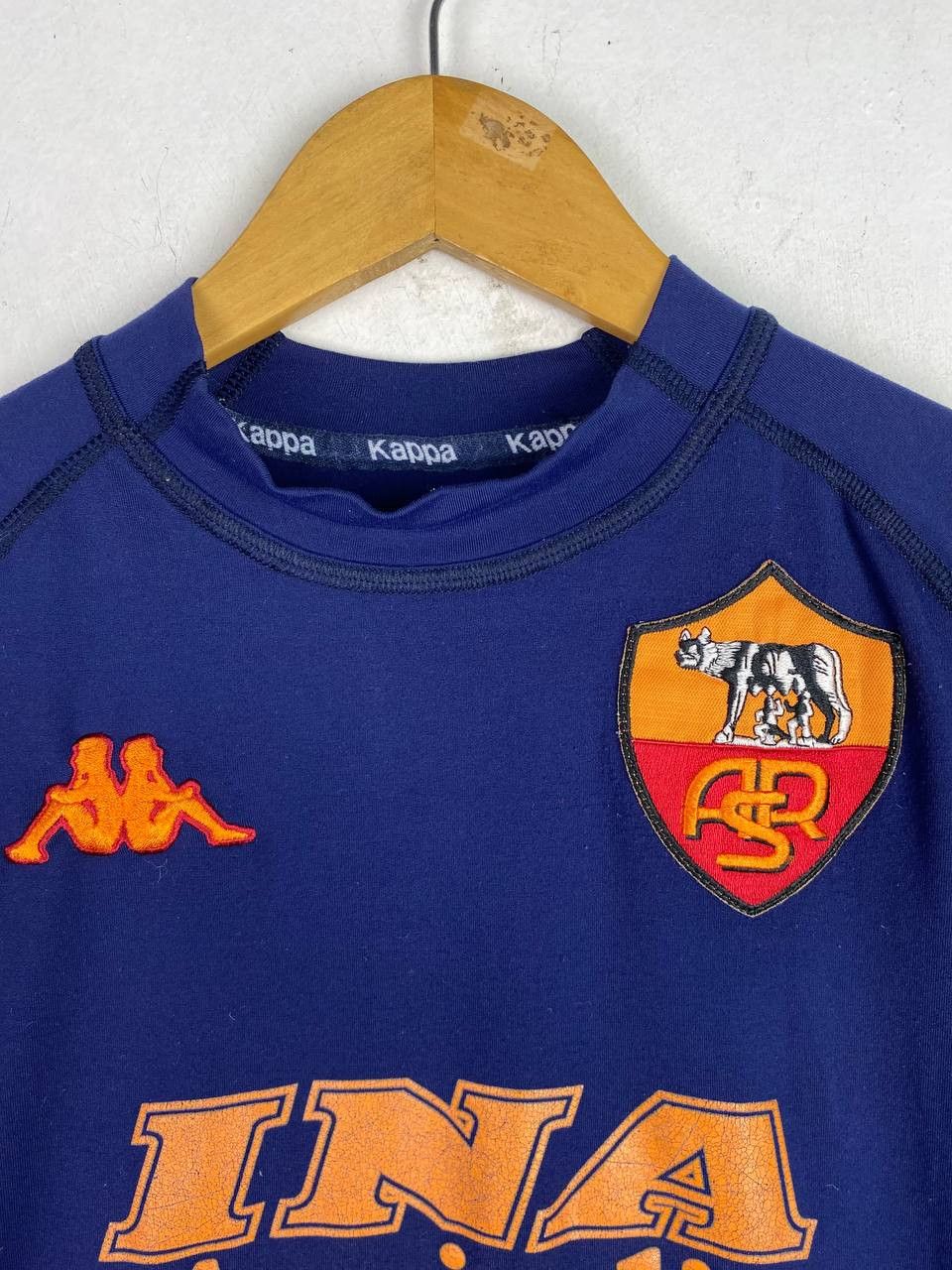 Kappa vintage as roma 2000/2001 totti kappa stretch jersey italy Size US M / EU 48-50 / 2 - 2 Thumbnail