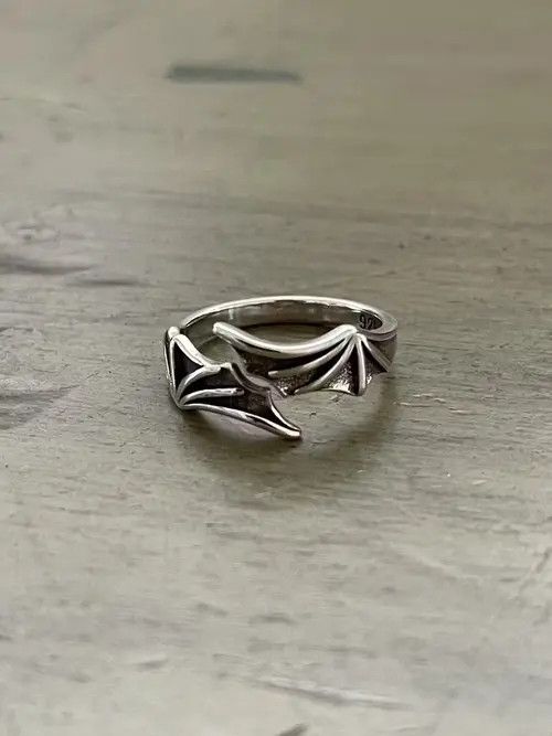Jewelry Punk Bat Ring Size ONE SIZE - 4 Thumbnail