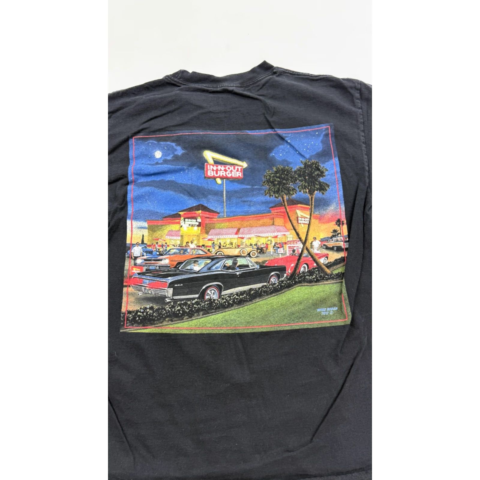 Vintage In-N-Out Burger Shirt Mens M Black California Cars Retro Graphic 2012 Size US M / EU 48-50 / 2 - 5 Thumbnail