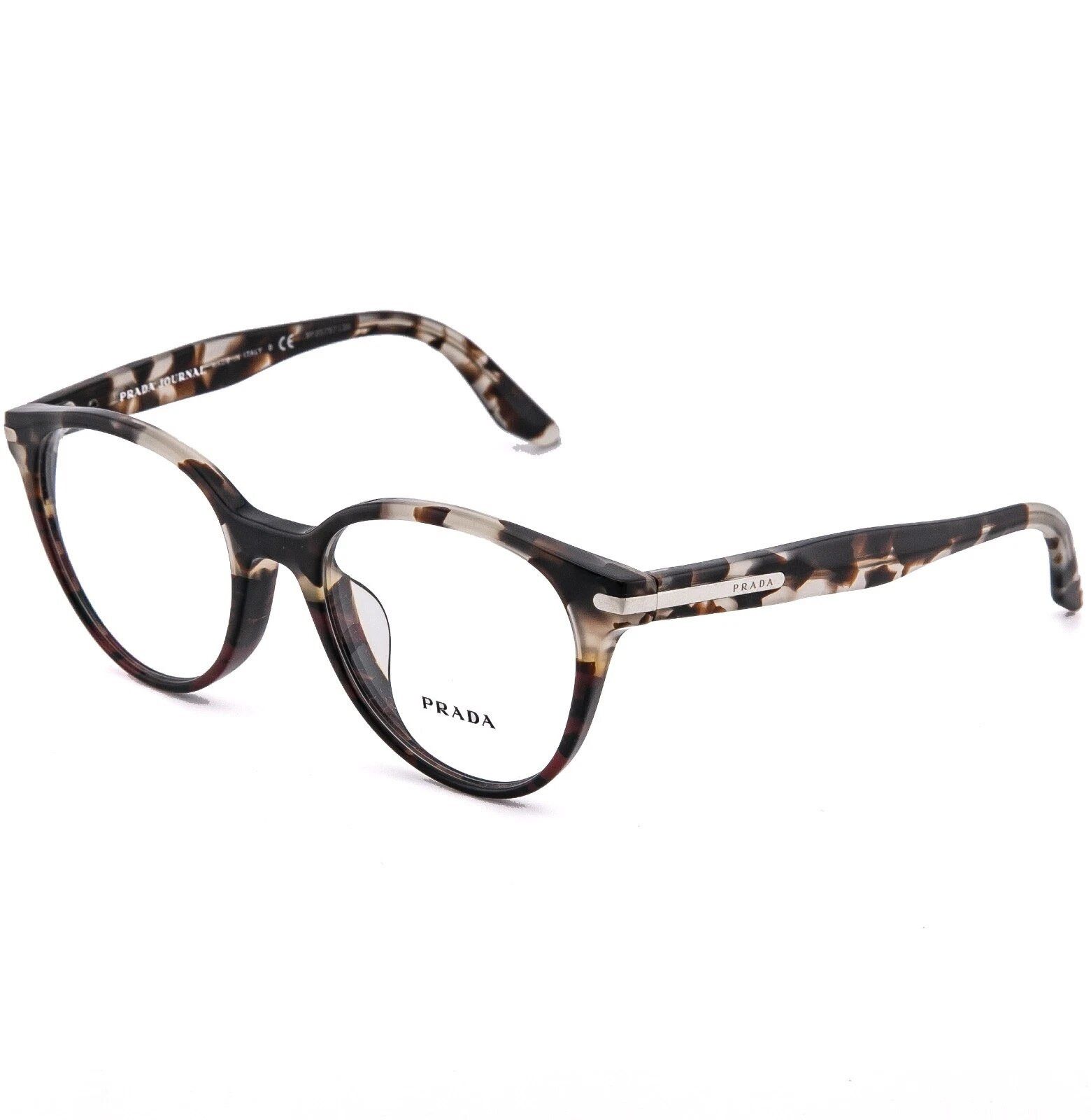 Prada PRADA 07T JOURNAL PR07TV Brown Eyeglasses Optical Frame Size ONE SIZE - 5 Thumbnail