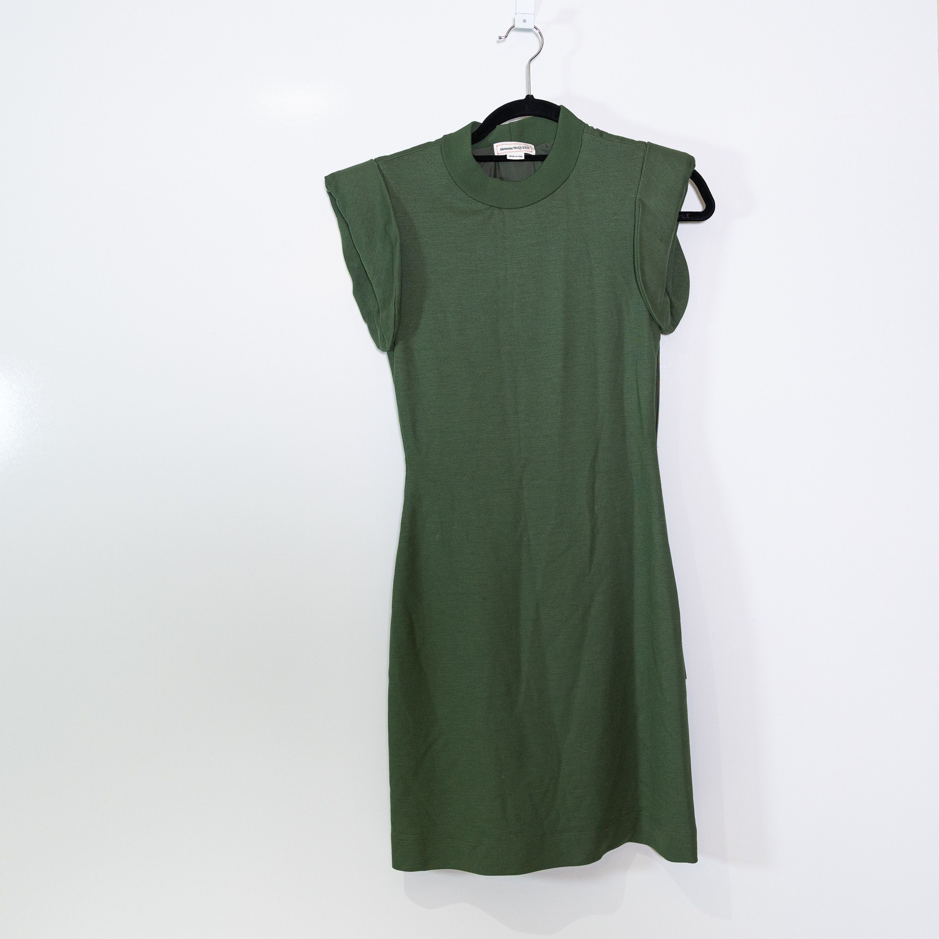 Alexander McQueen Alexander Mcqueen Mock Neck Cap Short Size S / US 4 / IT 40 - 1 Thumbnail