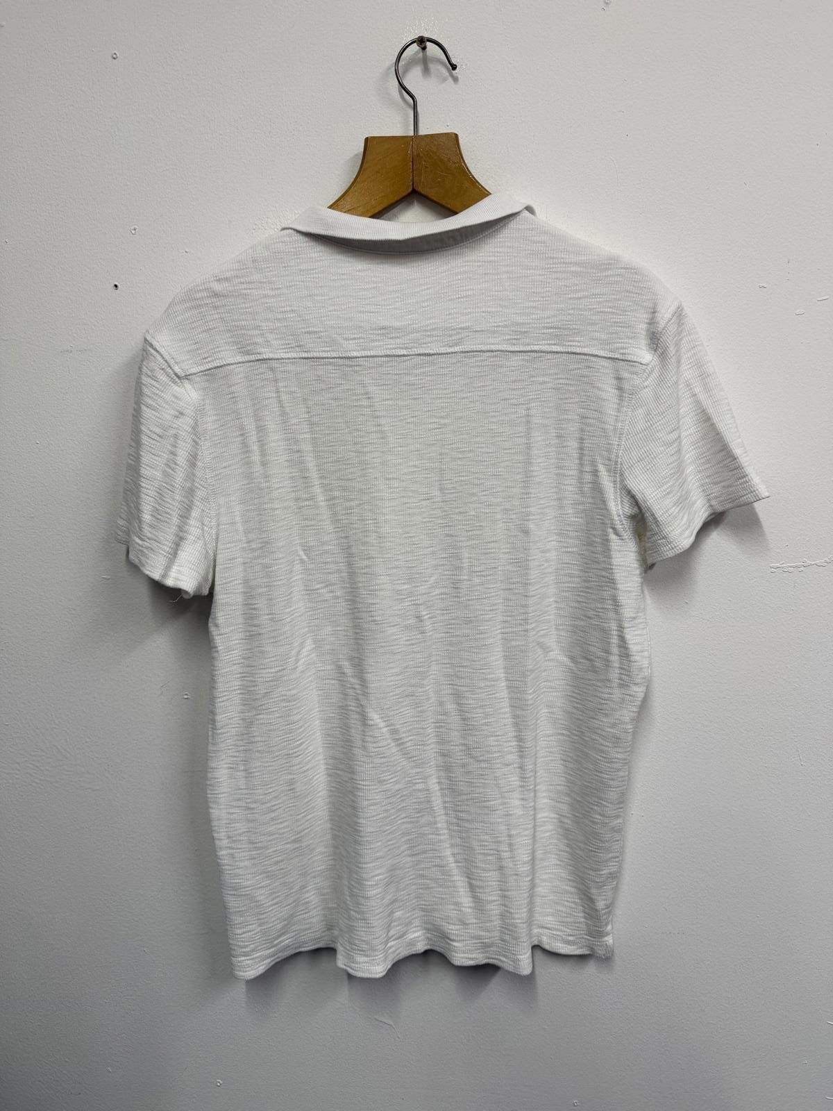 Allsaints AllSaints White Polo Shirt Small Regular Fit Made in Turkey Size US S / EU 44-46 / 1 - 5 Thumbnail