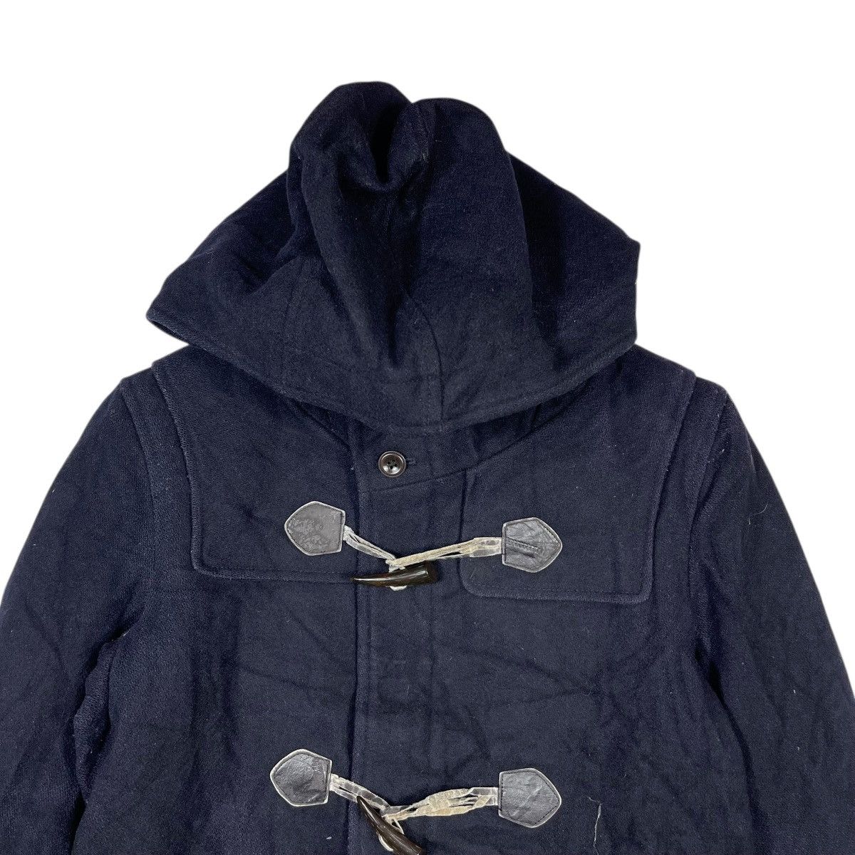 Takeo Kikuchi Vintage TK Takeo Kikuchi Duffle Coat Wool Hooded Toggle Size US M / EU 48-50 / 2 - 2 Thumbnail