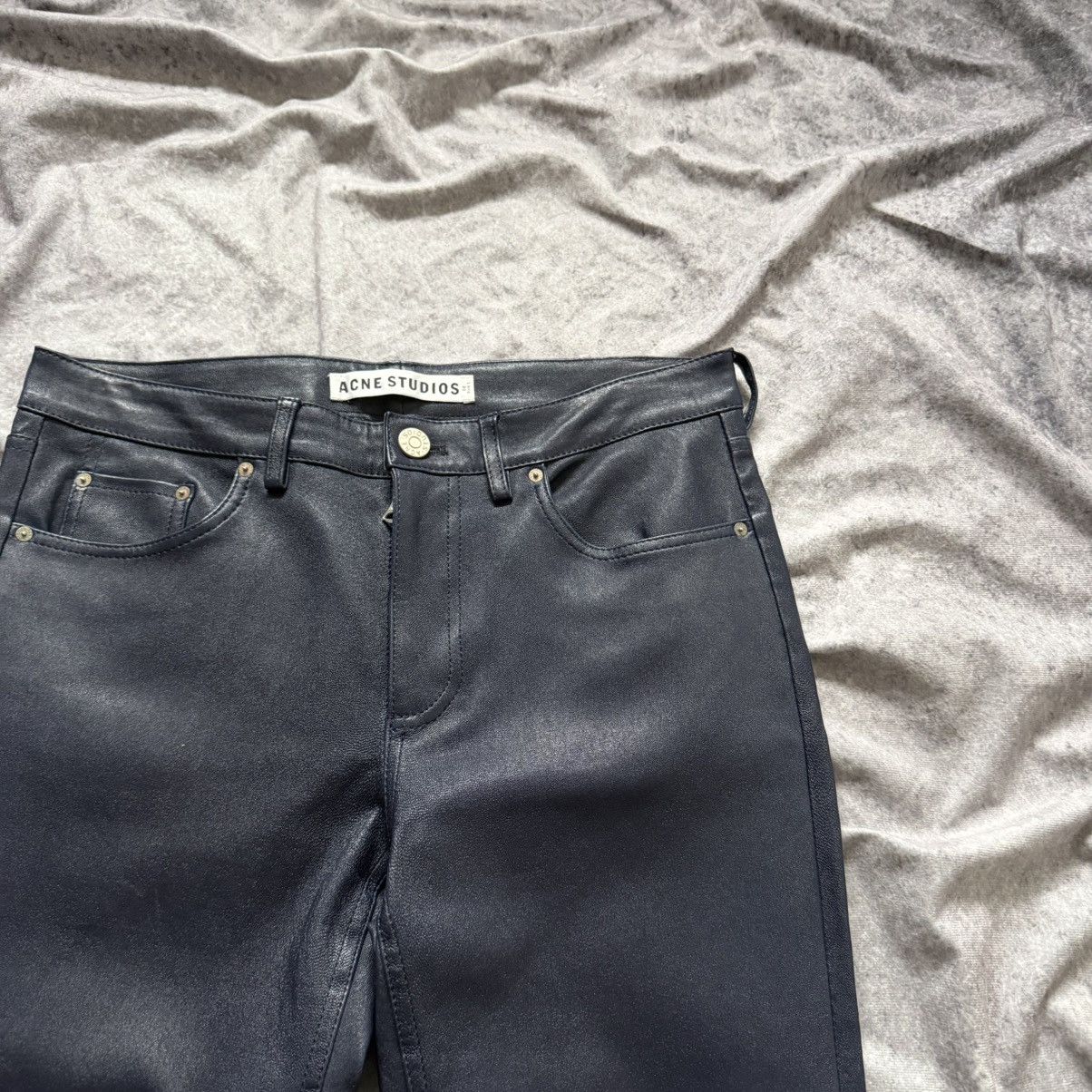 Acne Studios Acne Studios Skin 5 Pocket Lea Paw 13 Lamb Leather Pants Size 25" / US 0 / IT 36 - 4 Thumbnail