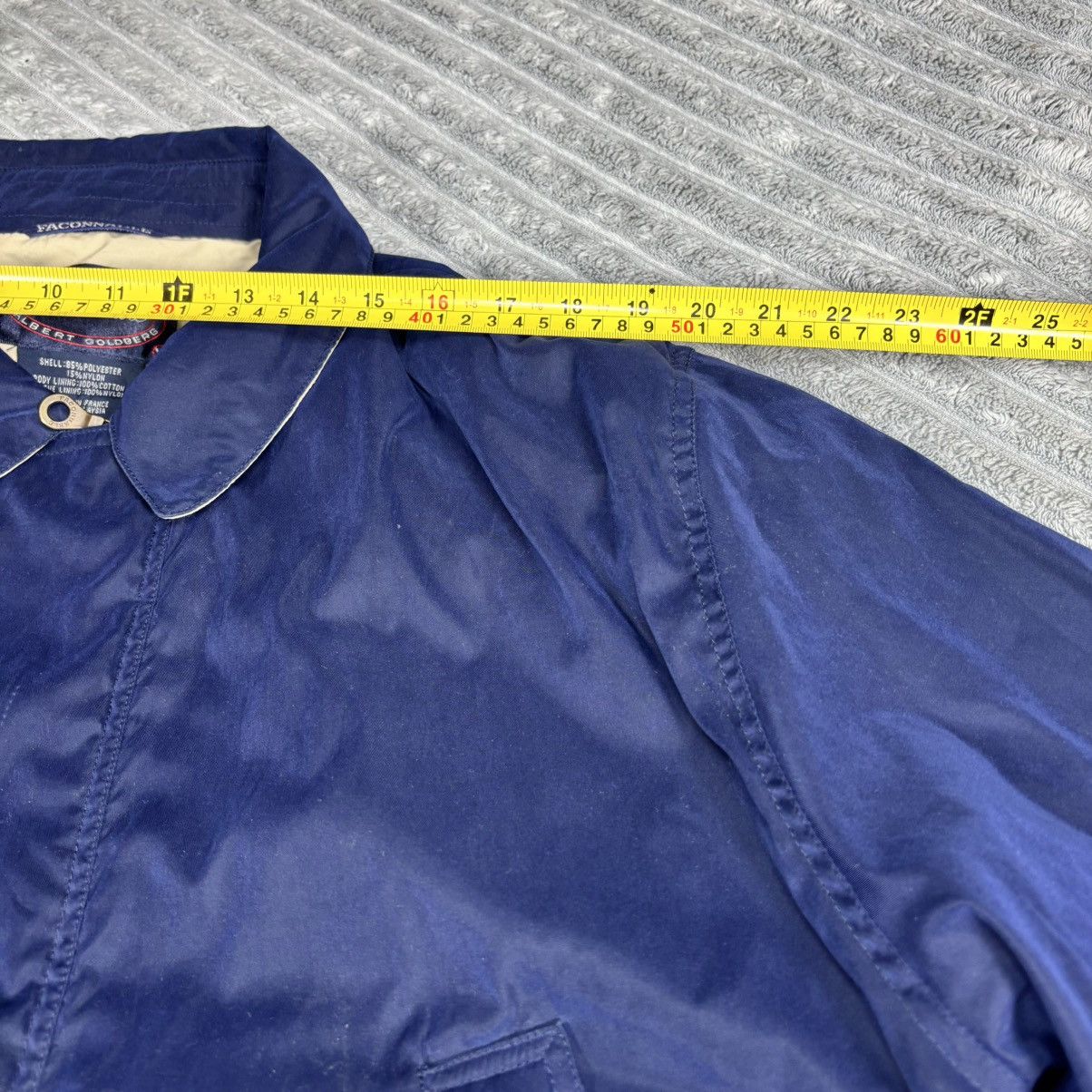 Faconnable Faconnable Albert Goldberg Jacket Men XL Blue Coat/Rain coat Size US XL / EU 56 / 4 - 7 Thumbnail