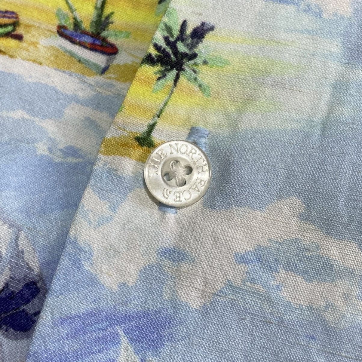 The North Face The North Face Blue Ocean All Over Print Hawaiian Shirt Size US M / EU 48-50 / 2 - 5 Thumbnail