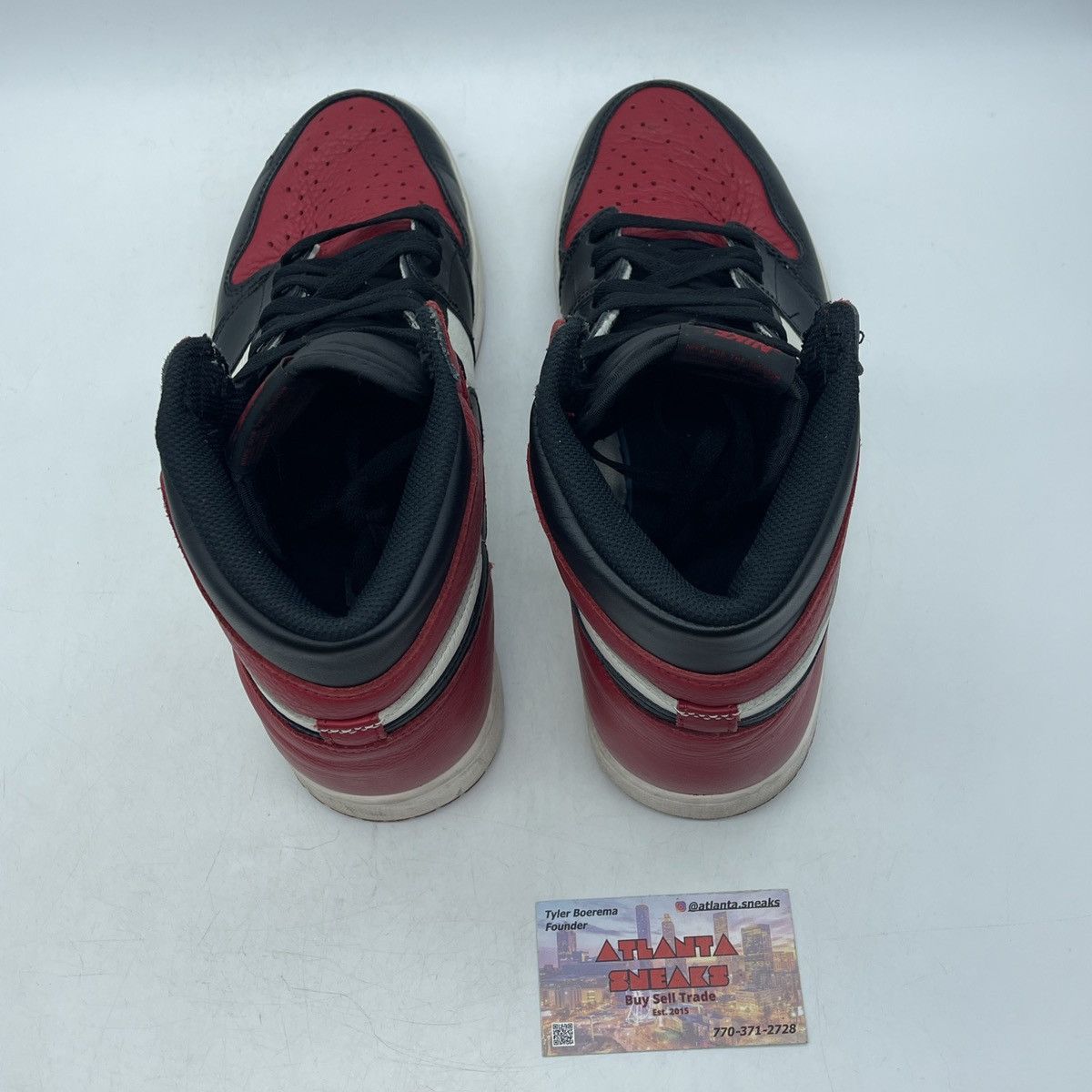 Jordan Brand Air Jordan 1 high bred toe Size US 11.5 / EU 44-45 - 6 Thumbnail