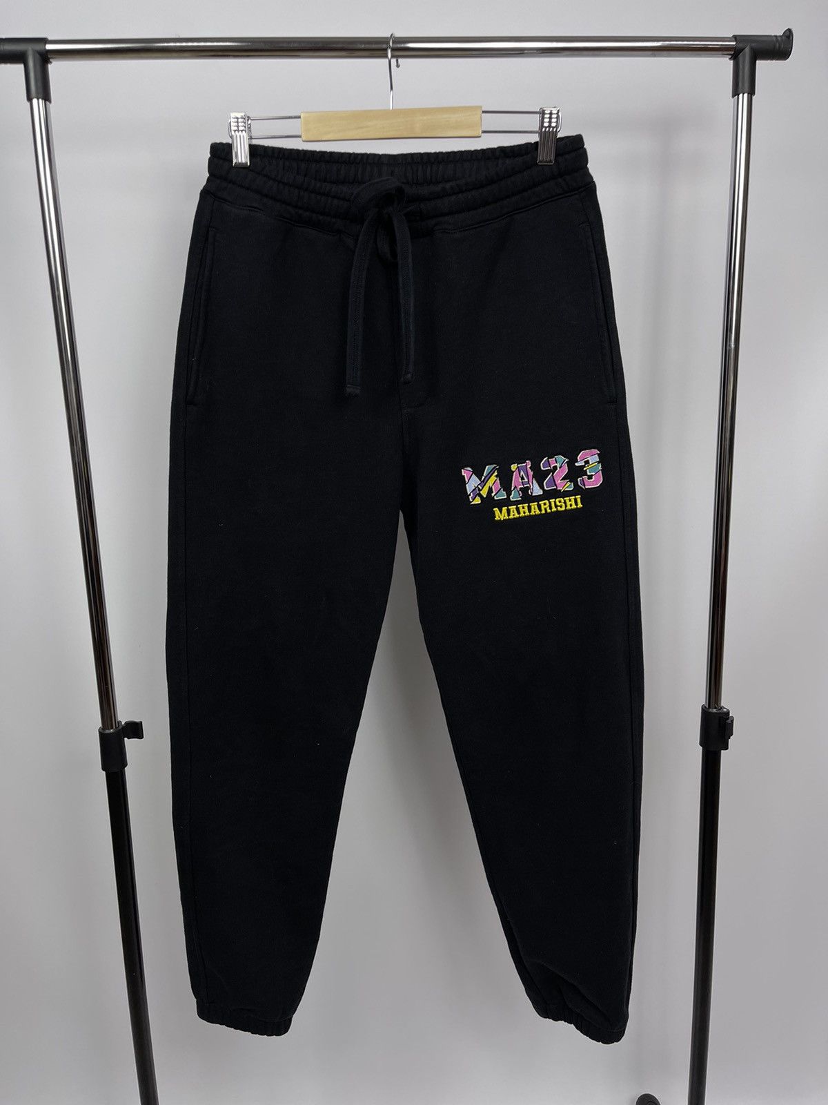 Maharishi Maharishi MA23 Black Heavyweight Joggers Size Small 40/42 Size US 32 / EU 48 - 1 Thumbnail