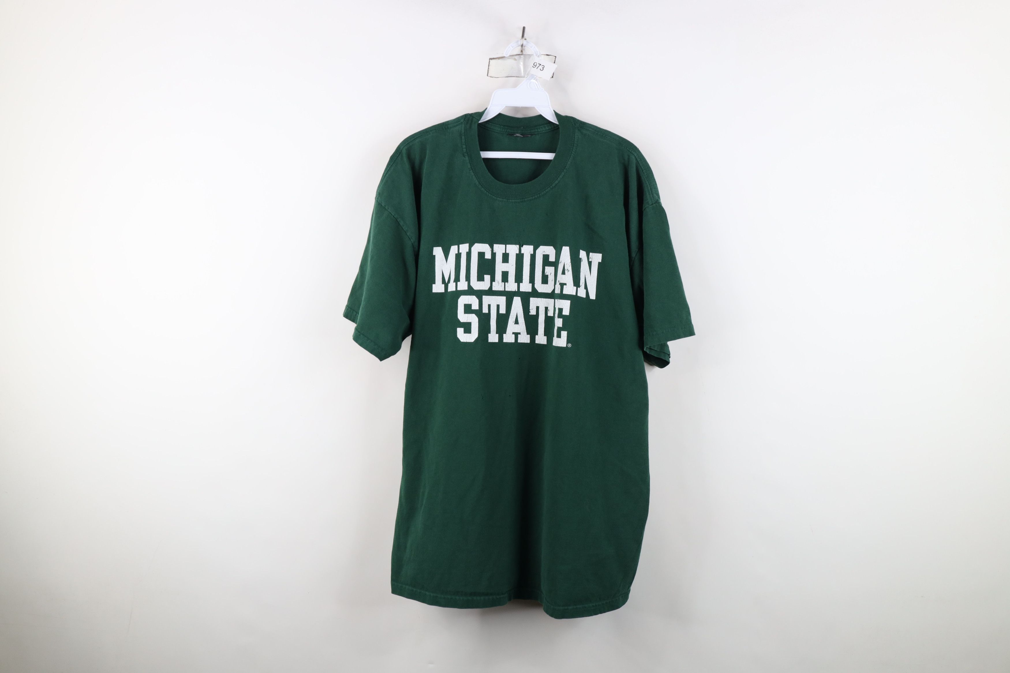 Vintage Vintage 90s Y2K Michigan University Short Sleeve T-Shirt Size US XL / EU 56 / 4 - 1 Thumbnail