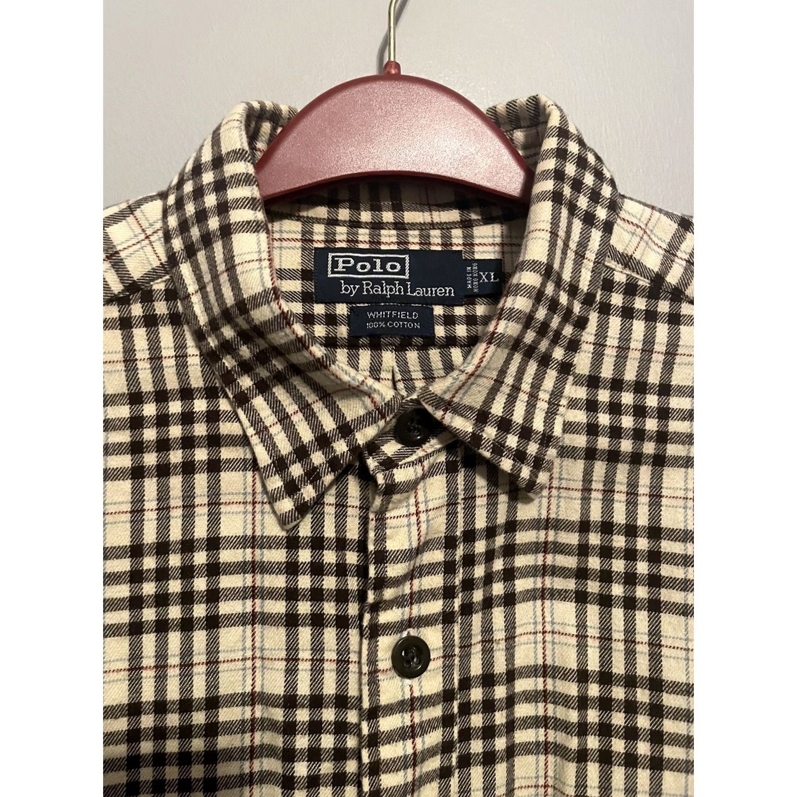 Polo Ralph Lauren Ralph Lauren Polo Shirt Adult XL Plaid Button Up Flannel Whitfield D84 Multicolor Long Sleeve Button-Down Collar Men Shirt Size US XL / EU 56 / 4 - 2 Thumbnail
