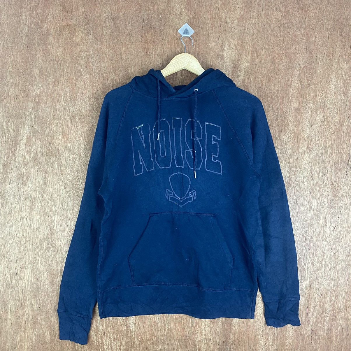 Global Work × Japanese Brand Global Work "NOISE" Sweatshirt Hoodie Blue #K01591 Size US M / EU 48-50 / 2 - 3 Thumbnail