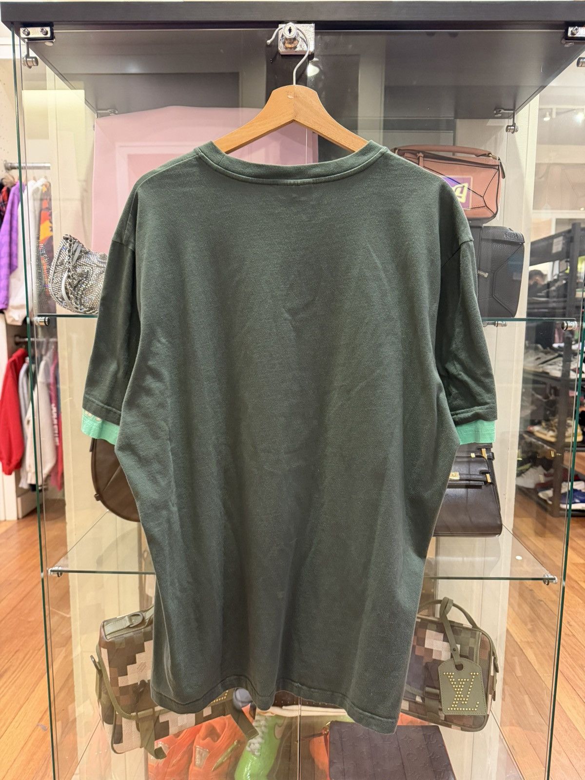 Lanvin Lanvin Double Layered Tee - Green Size US XXL / EU 58 / 5 - 3 Thumbnail