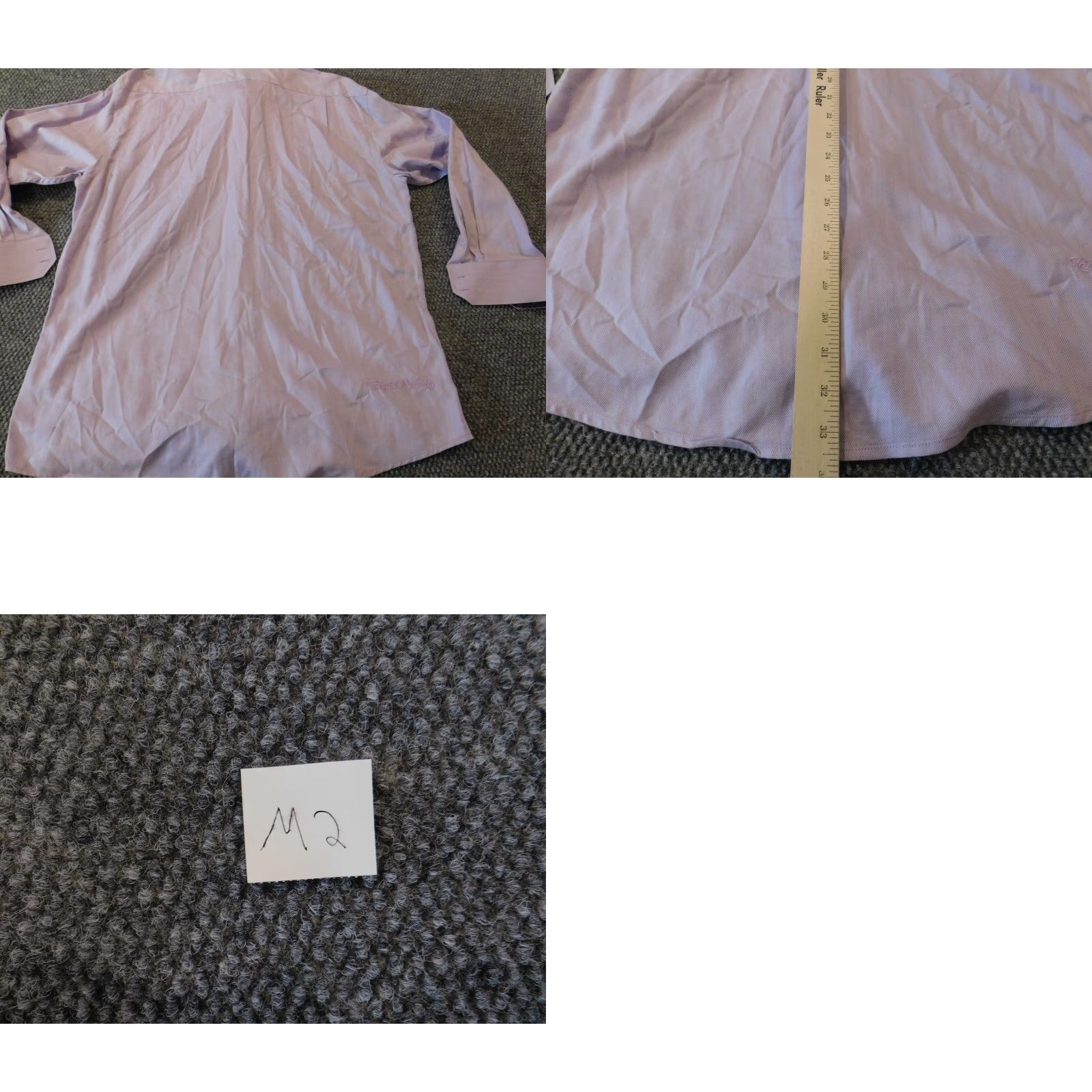 English Laundry English Laundry Mens shirt 17 purple button down casual dress shirt Regular Size US XL / EU 56 / 4 - 8 Thumbnail