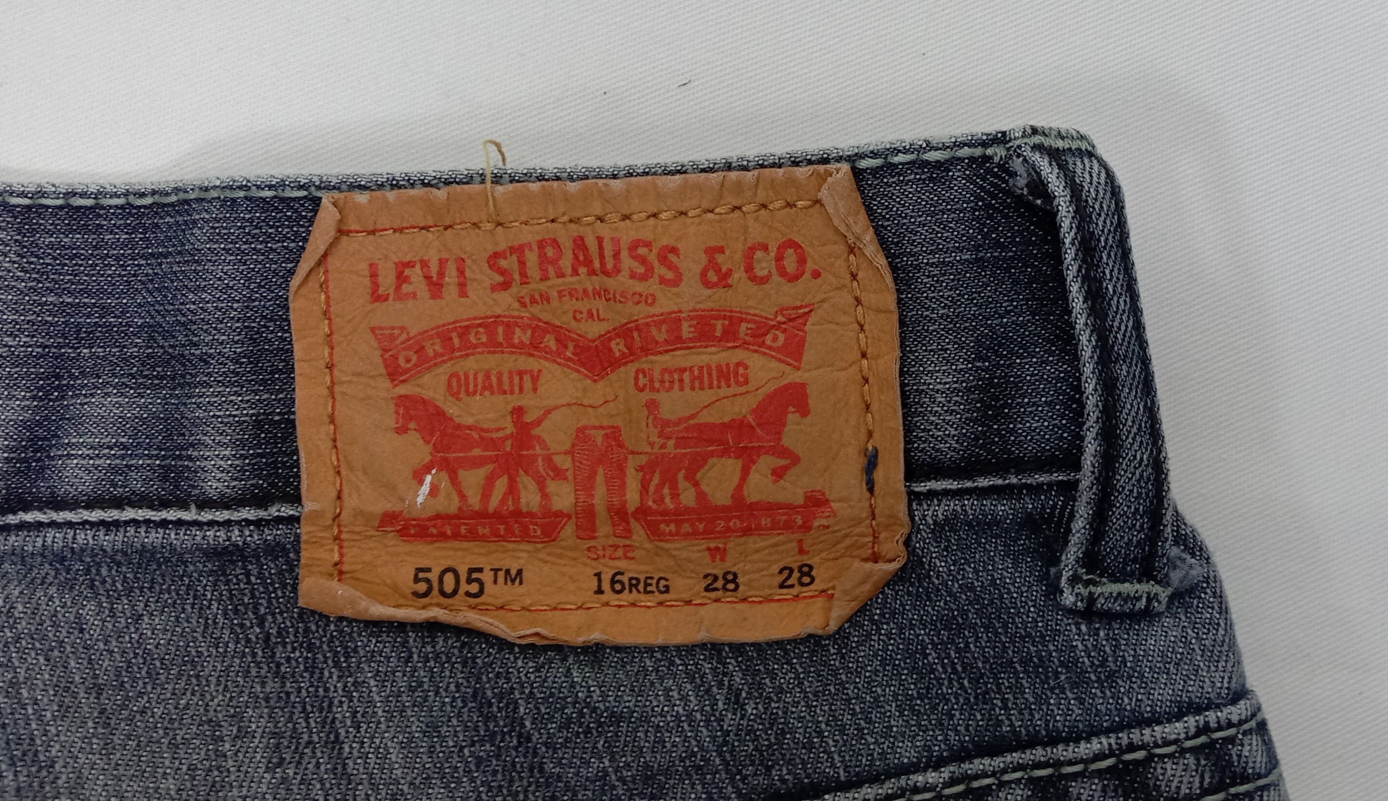 Levi's Vintage Levi's 505 Jeans Regular Fit Denim Size 28" / US 6 / IT 42 - 14 Thumbnail