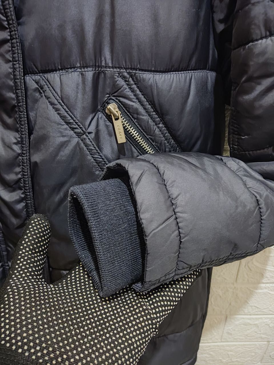 Japanese Brand CODES COMBINE Hooded Puffer Down Jacket Size US S / EU 44-46 / 1 - 9 Thumbnail