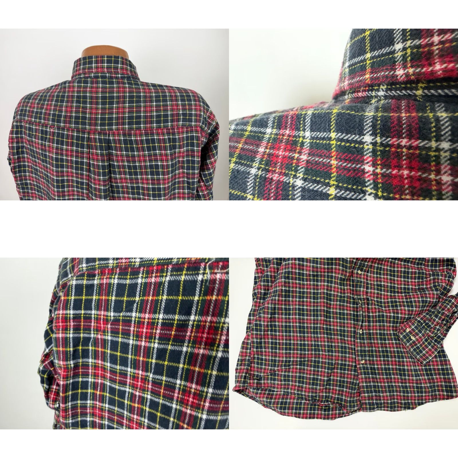 Members Only VINTAGE Members Only Shirt Men L Black 90s Flannel Lightweight Cotton Plaid Button-Up Size US L / EU 52-54 / 3 - 8 Thumbnail