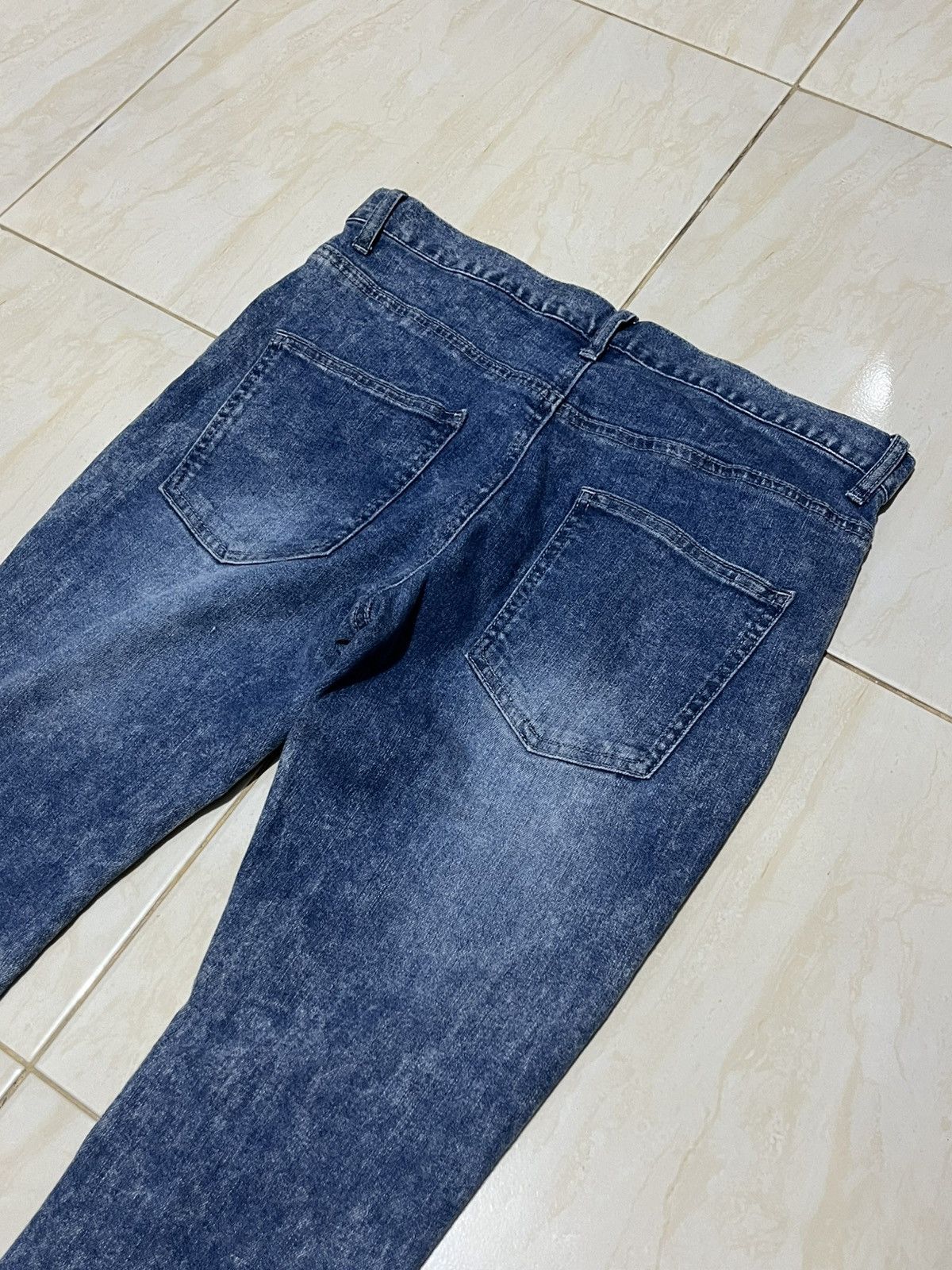 Japanese Brand CavariA Distreesed Skinny jeans Size US 30 / EU 46 - 5 Thumbnail