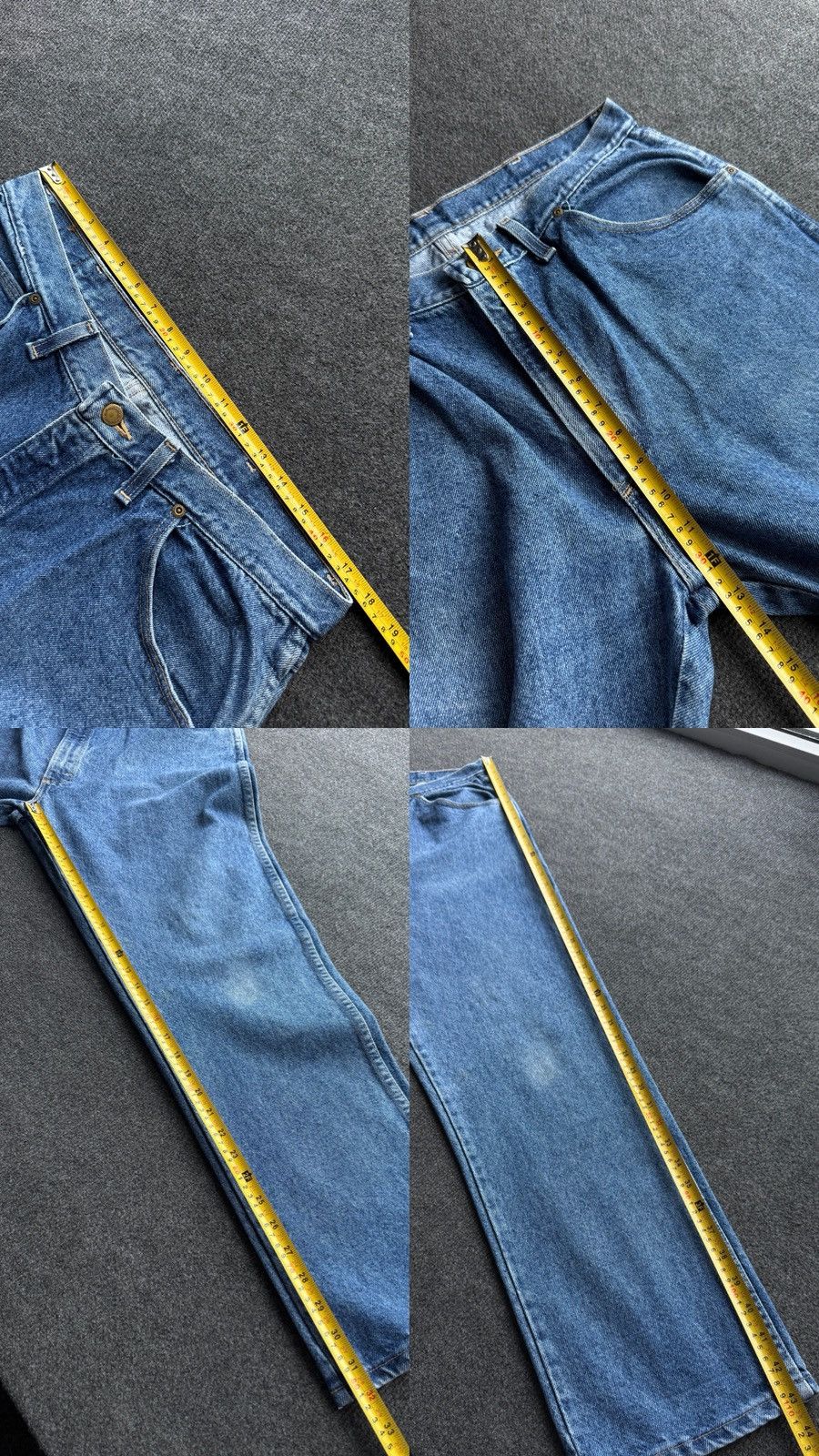 Wrangler Vintage 80s Retro Wrangler Rare Western Cowboy Jeans USA Size US 35 - 21 Thumbnail