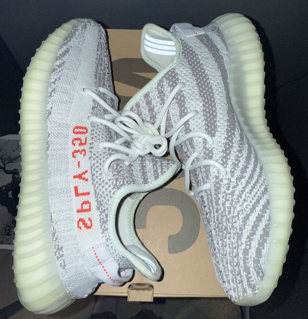 Yeezy Yeezy Boost 350 V2 ‘Blue Tint’ 2023 Size US 10.5 / EU 43-44 - 4 Thumbnail