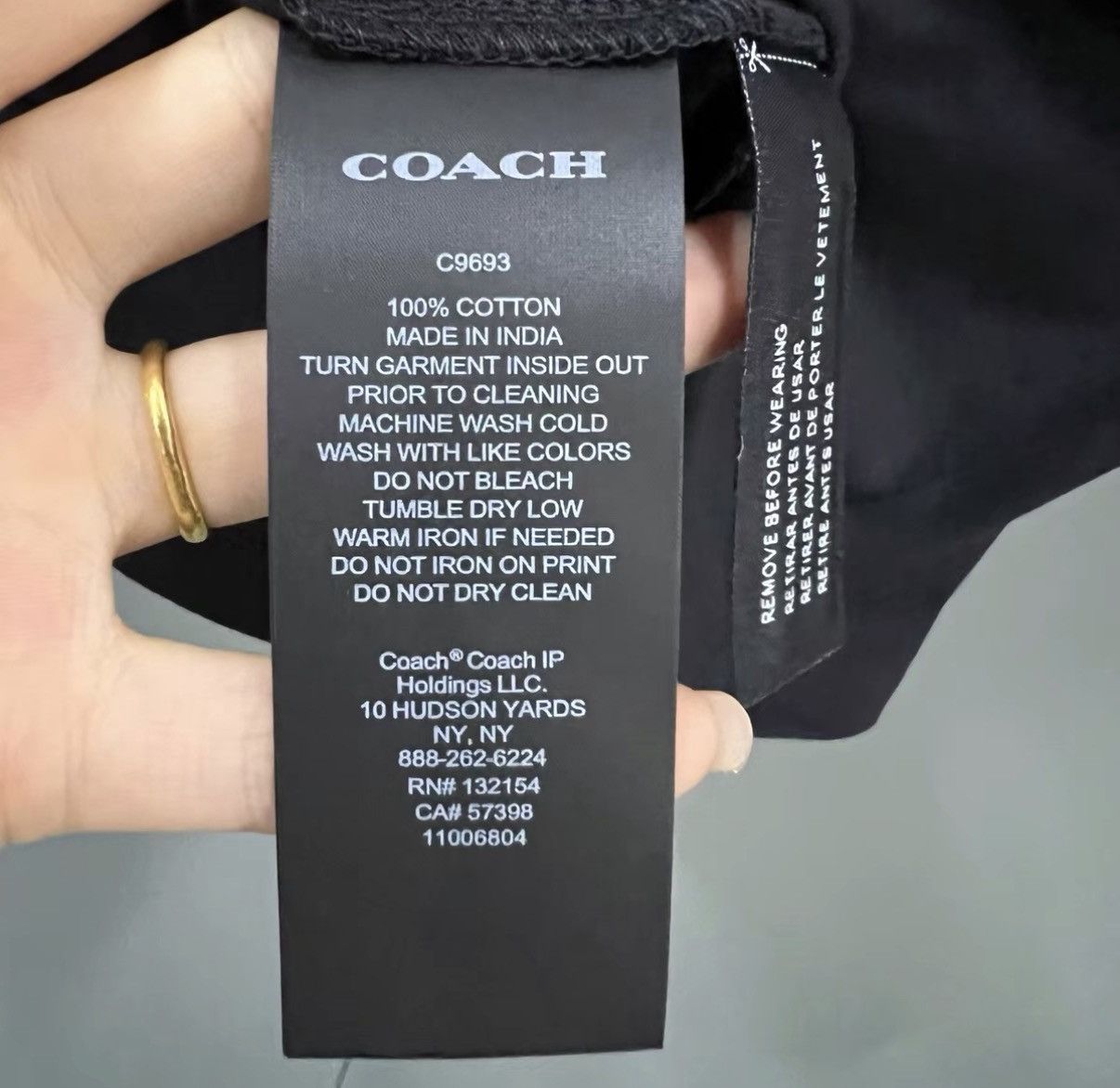 Coach Coach black logo printed short sleeve J41 Size US M / EU 48-50 / 2 - 3 Thumbnail