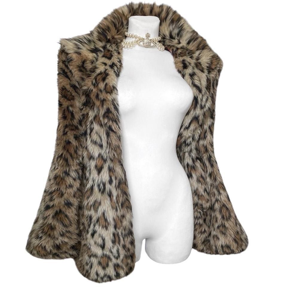 Vintage Beautiful cheetah vintage faux fur coat Size S / US 4 / IT 40 - 2 Thumbnail