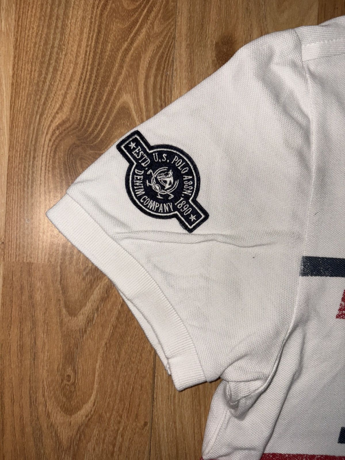 Polo Ralph Lauren U.S. Polo Assn. Denim Co. Heritage Polo Shirt White - Size S Size US XXS / EU 40 - 4 Thumbnail