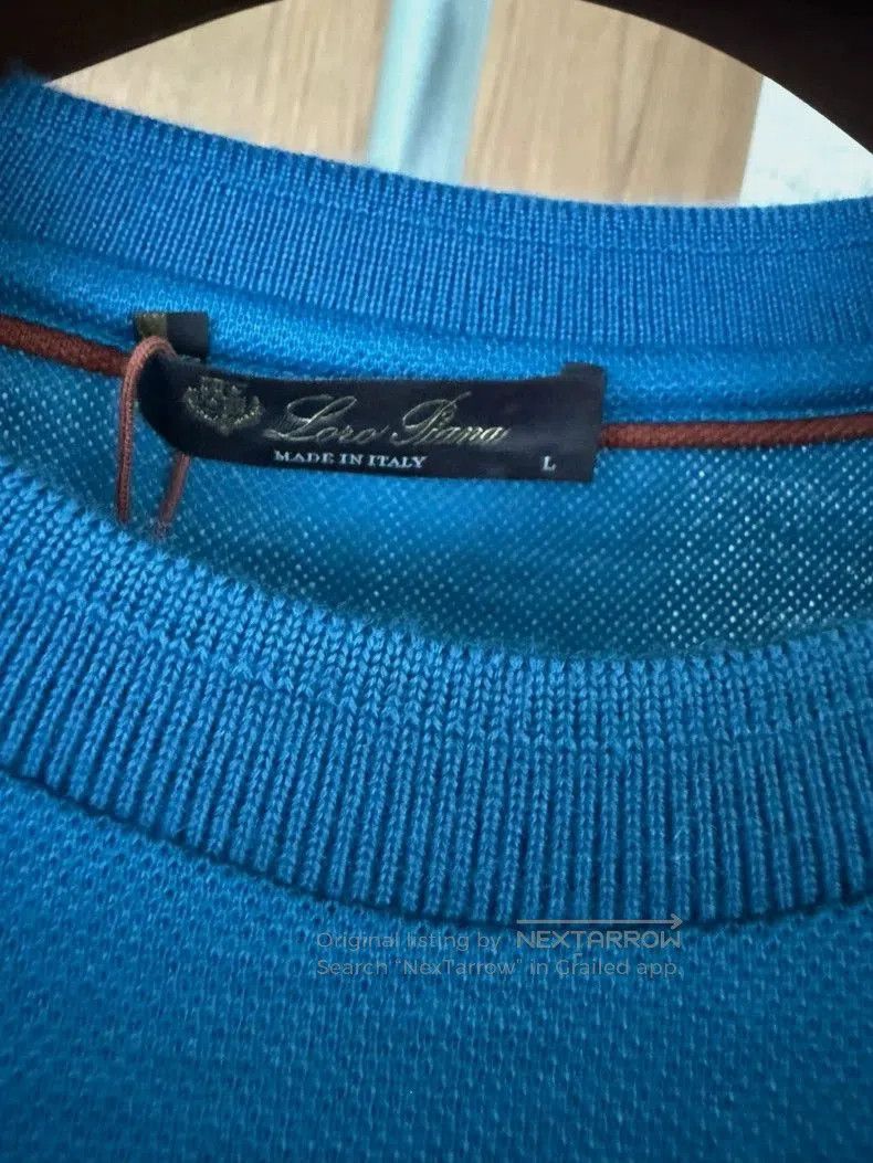 Loro Piana Loro Piana Cashmere Short Sleeve T-Shirt. Size US L / EU 52-54 / 3 - 4 Thumbnail