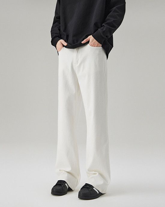 Japanese Brand Japanese style retro men's loose casual flared jeans Size US 32 / EU 48 - 4 Thumbnail