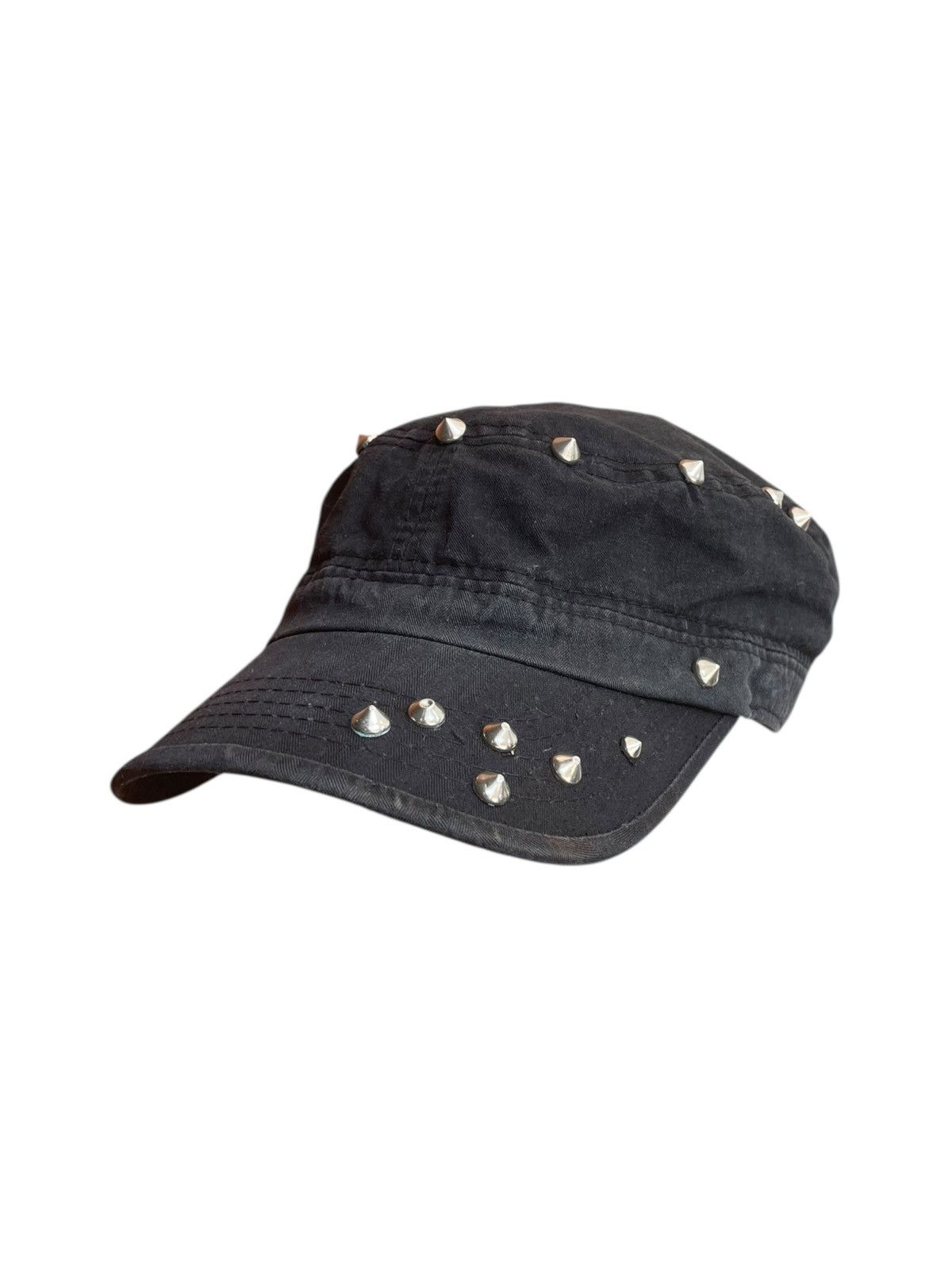 KMRii 2000s Archival Studded Cadet Hat Vkei Goth Punk Style Size ONE SIZE - 5 Thumbnail