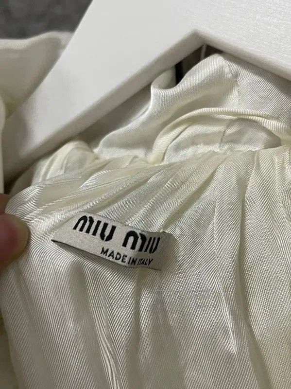 Miu Miu Miu Miu Women's Winter Beige Jacket . Size XXS / US 00 / IT 34 - 6 Thumbnail