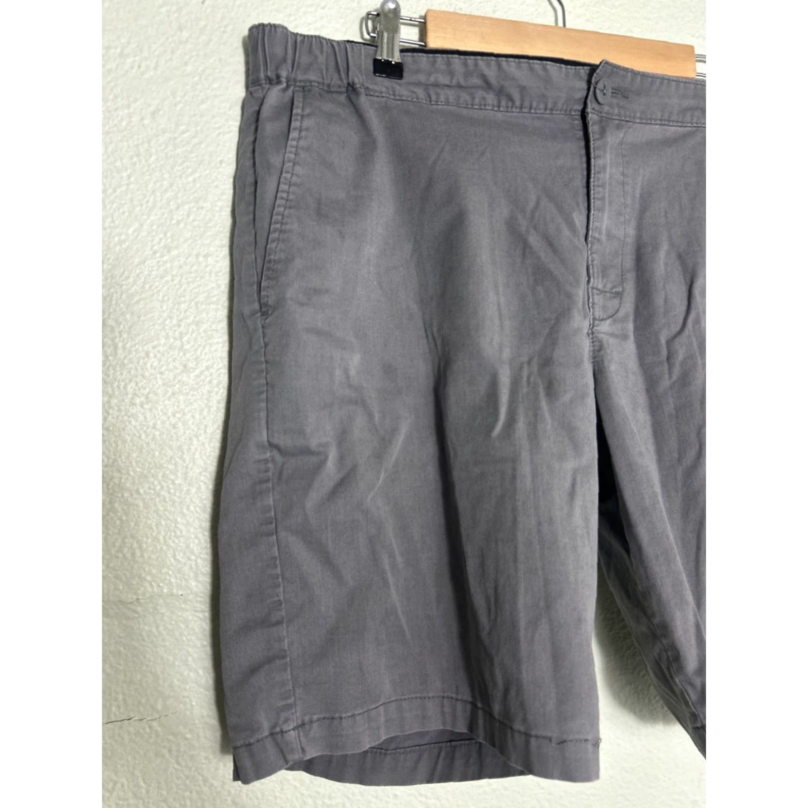 RVCA RVCA Men’s 38 Gray Cotton Blend Shorts Drawstring Chino Mens Size US 38 / EU 54 - 2 Thumbnail