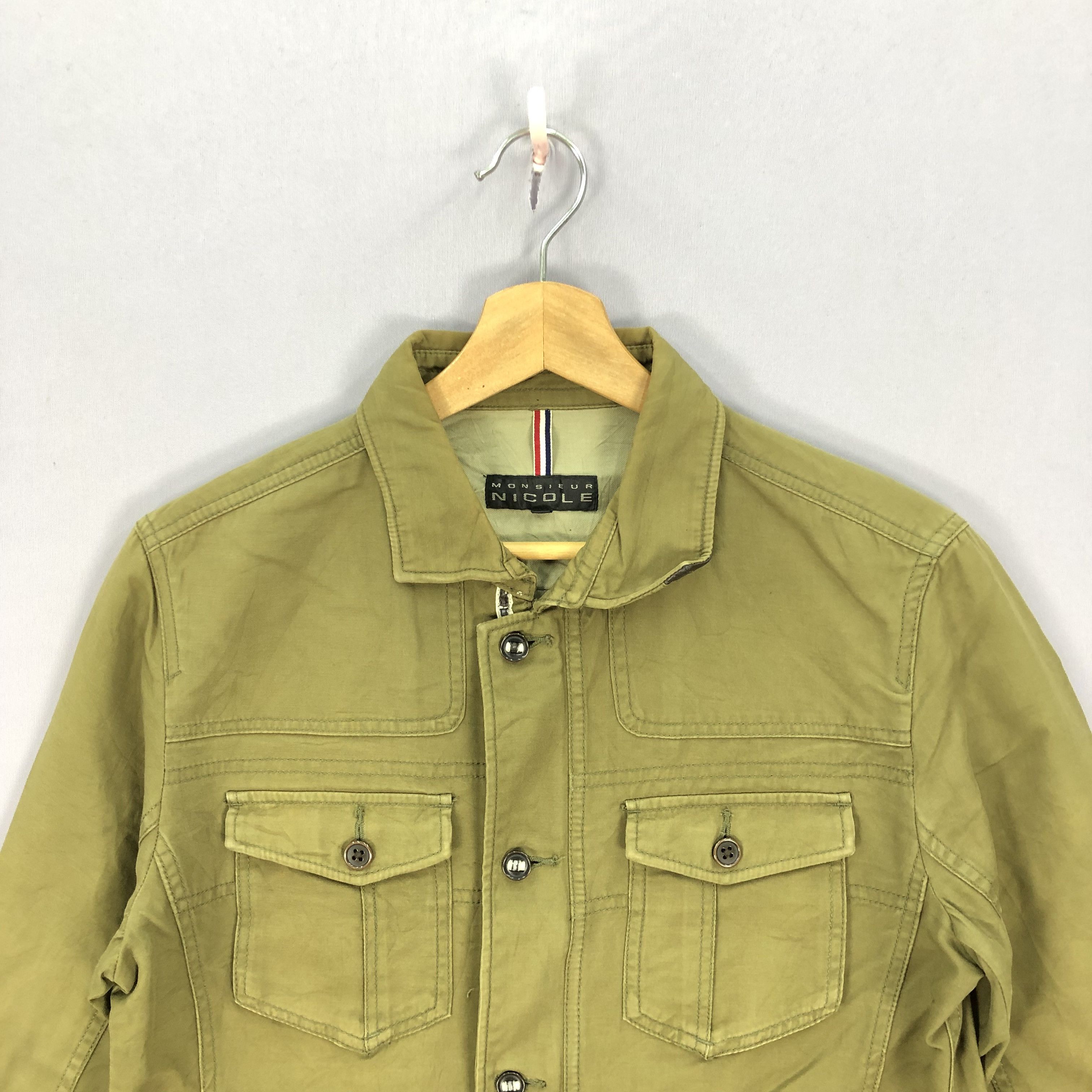 Japanese Brand Nicole Matsuda Japanese Olive Green Military Army Jackets Size M / US 6-8 / IT 42-44 - 3 Thumbnail