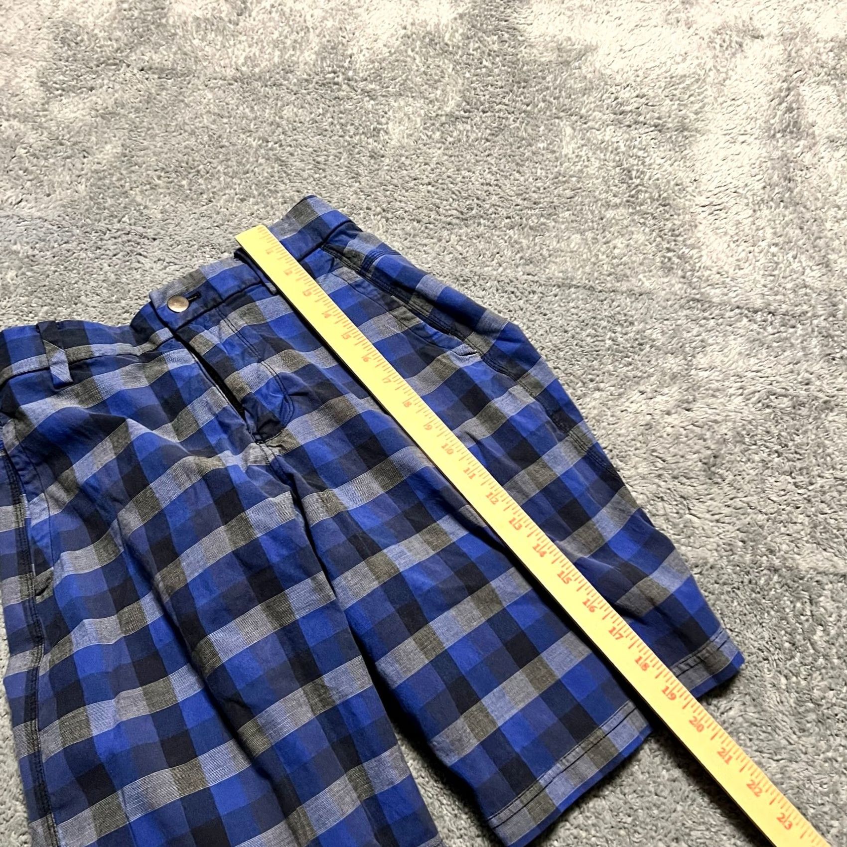 Lululemon Lululemon Plaid Commission Shorts Mens 30 10" Inseam Blue Regular Chino Men Mens Size US 30 / EU 46 - 7 Thumbnail