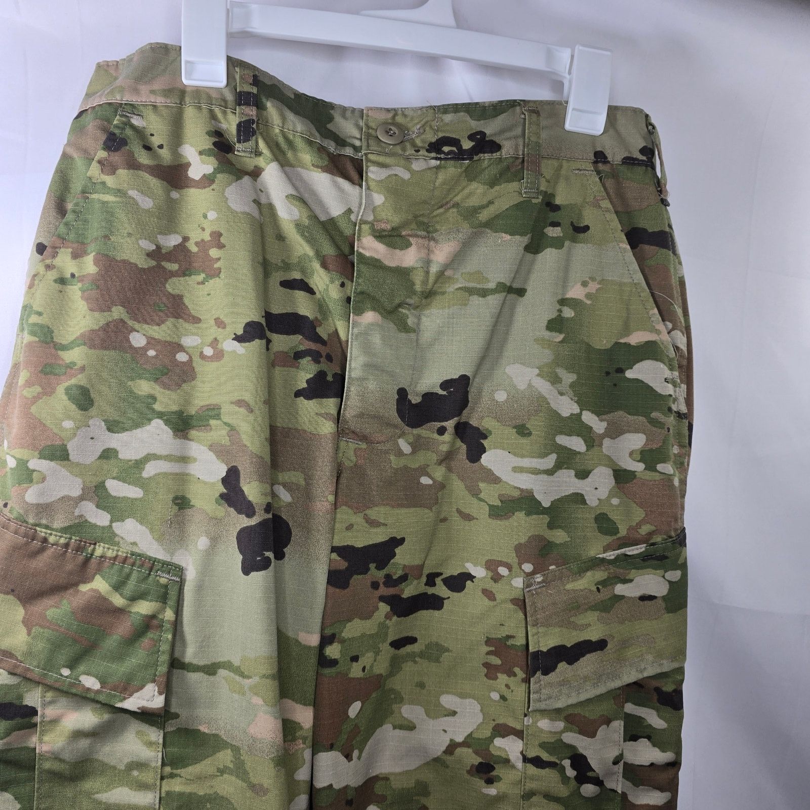 Other Green Camo Cargo Army Combat Uniform Pants Medium Regular Size US 33 - 2 Thumbnail