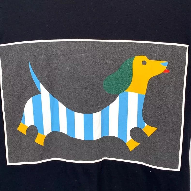 Prada Prada Dog Print Black Cotton TShirt Size S -2505 Size US S / EU 44-46 / 1 - 6 Thumbnail