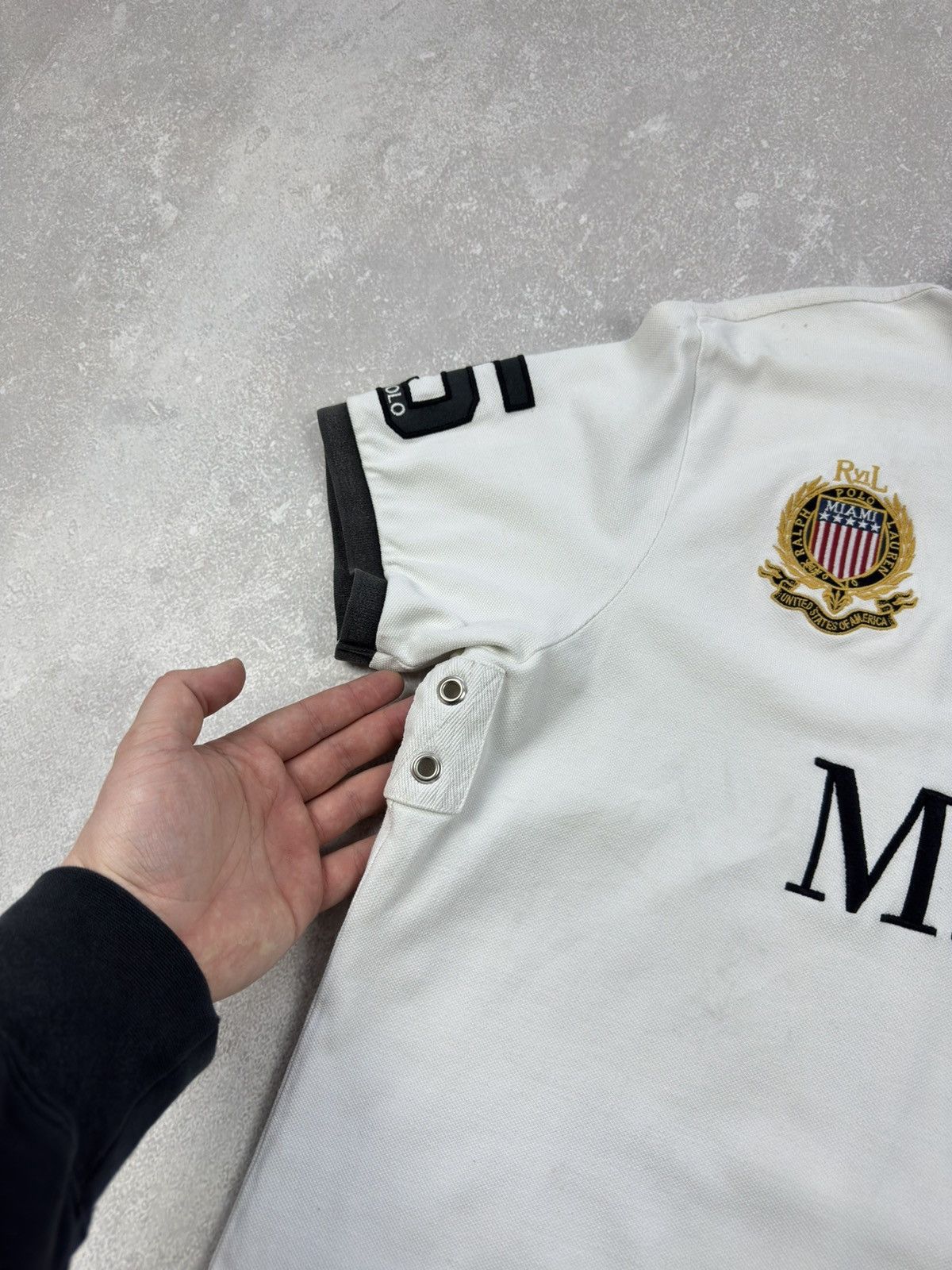 Polo Ralph Lauren Vintage Polo Ralph Lauren Miami Big Pony Chief Keef Style Size US XL / EU 56 / 4 - 3 Thumbnail