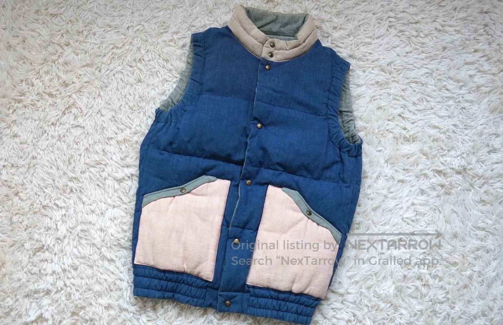 Visvim VISVIM Blue Padded Reversible Vest. Size US S / EU 44-46 / 1 - 1 Thumbnail