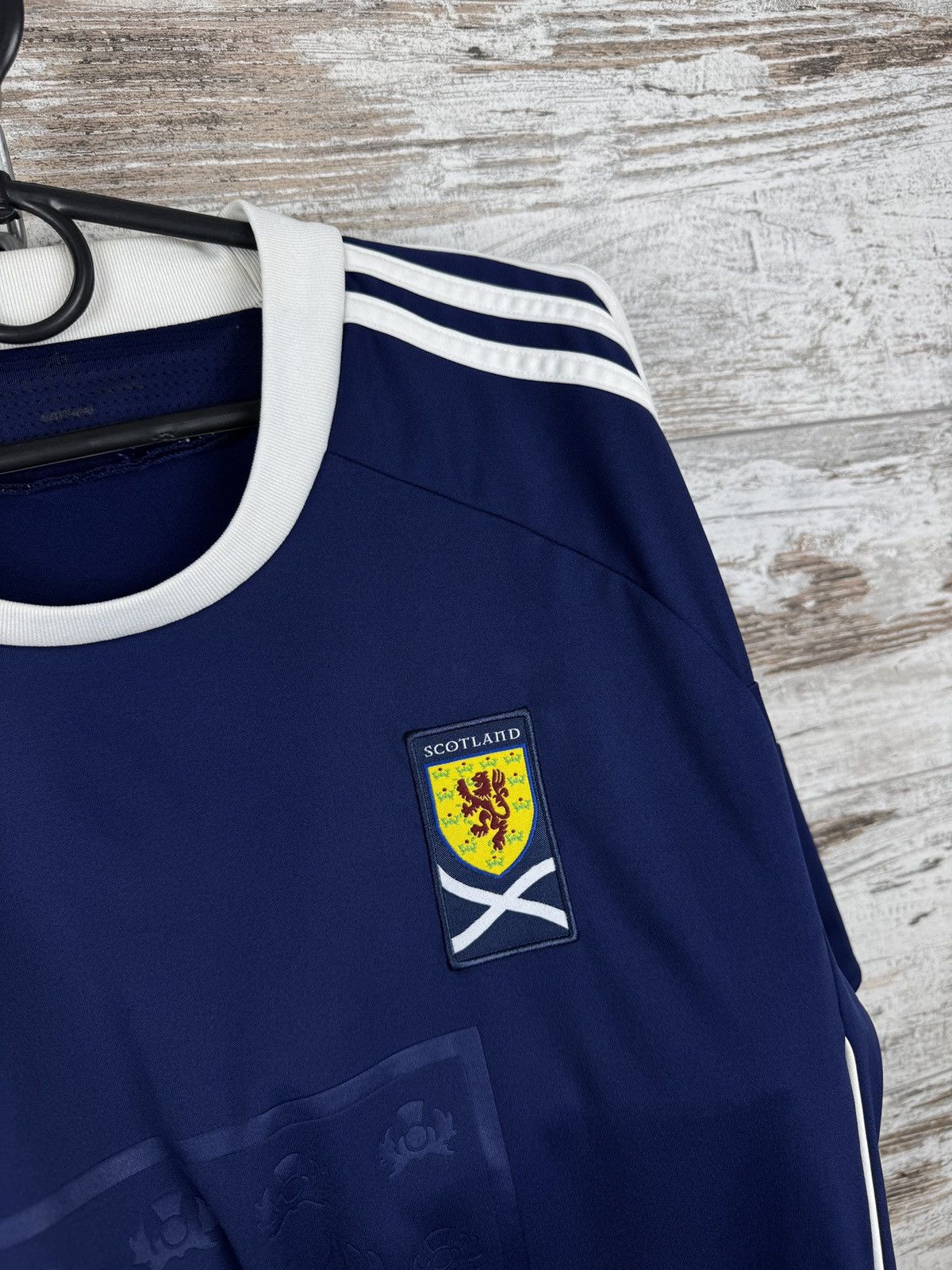 Adidas Mens Vintage Adidas Scotland home jersey football T-shirt Size US L / EU 52-54 / 3 - 8 Thumbnail