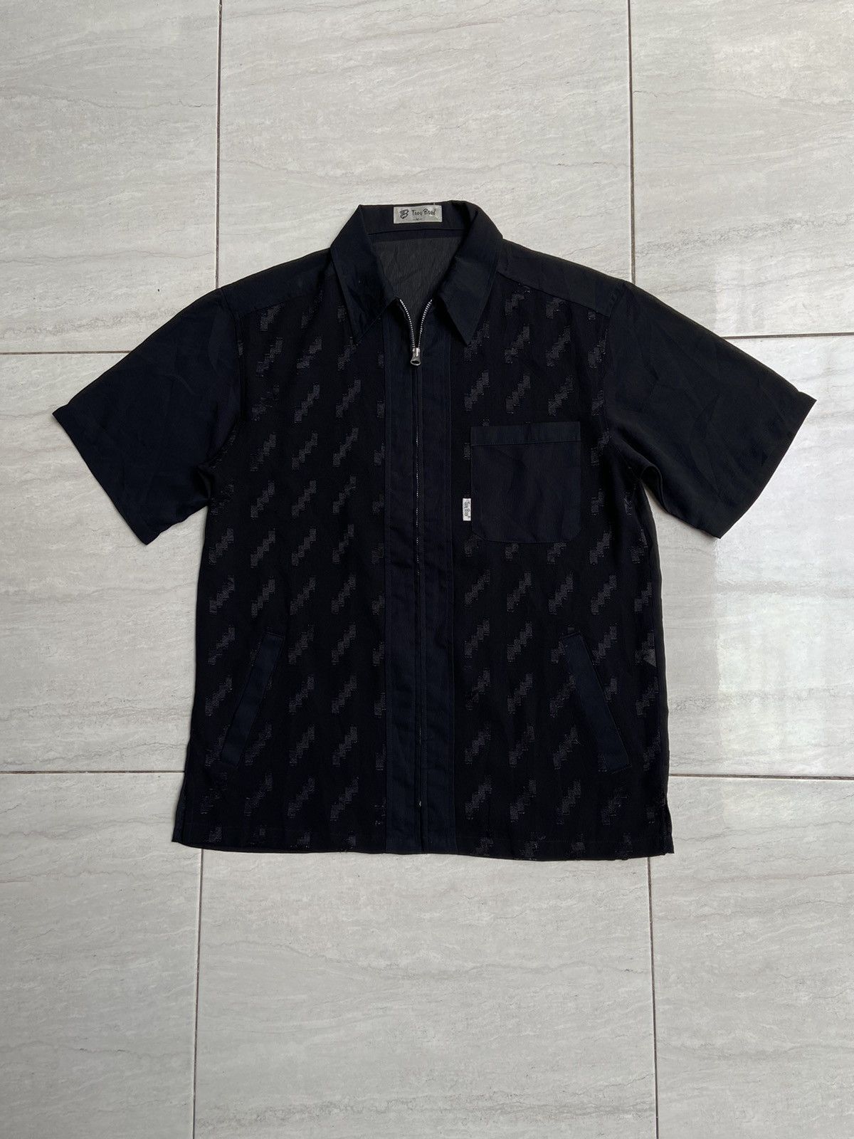 Designer × Japanese Brand TROY BROS Black Zip Shirt Size US M / EU 48-50 / 2 - 1 Thumbnail